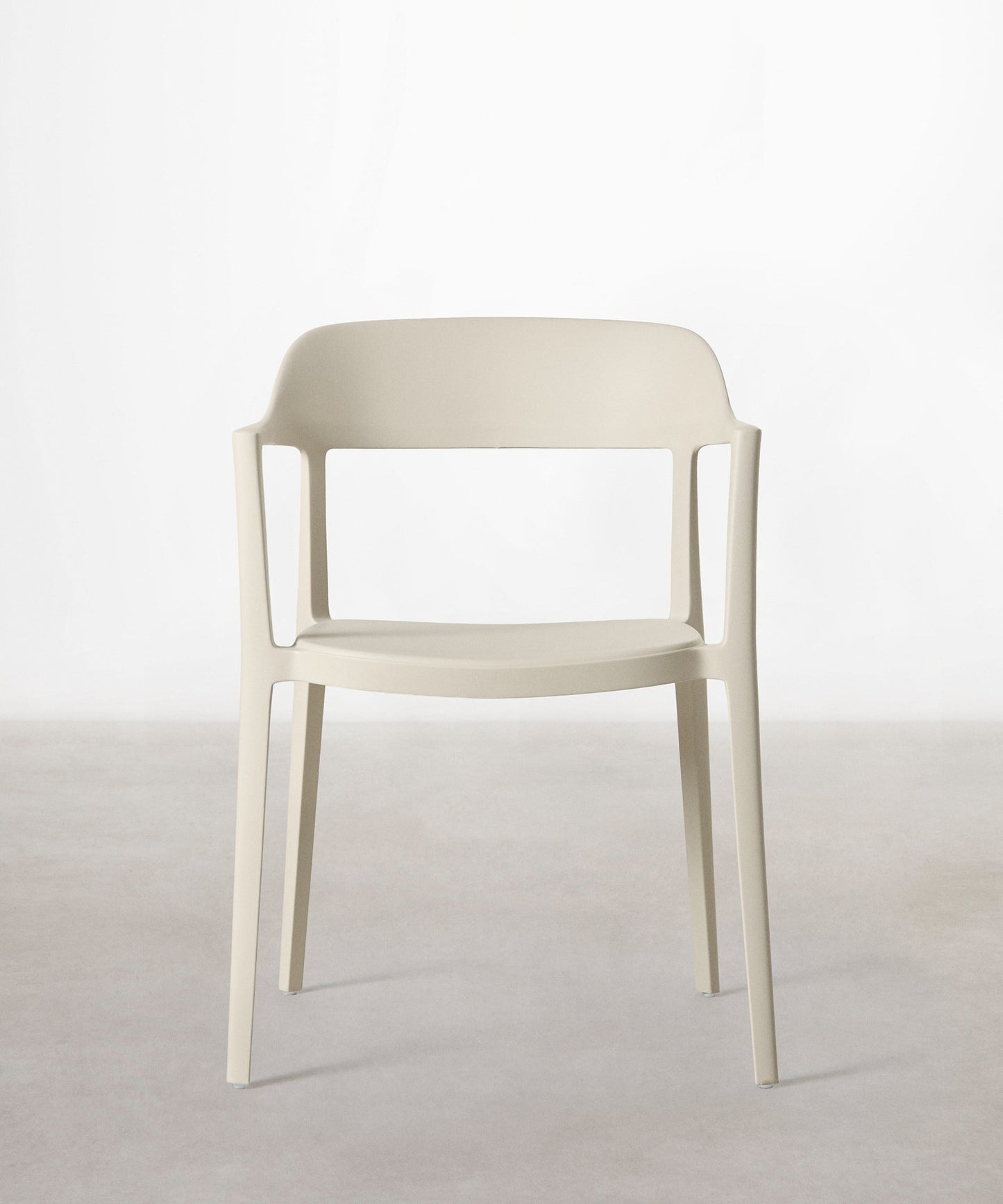 56381895639426 Silla de Polipropileno con Reposabrazos Naomi Sillas de Plástico Northdeco