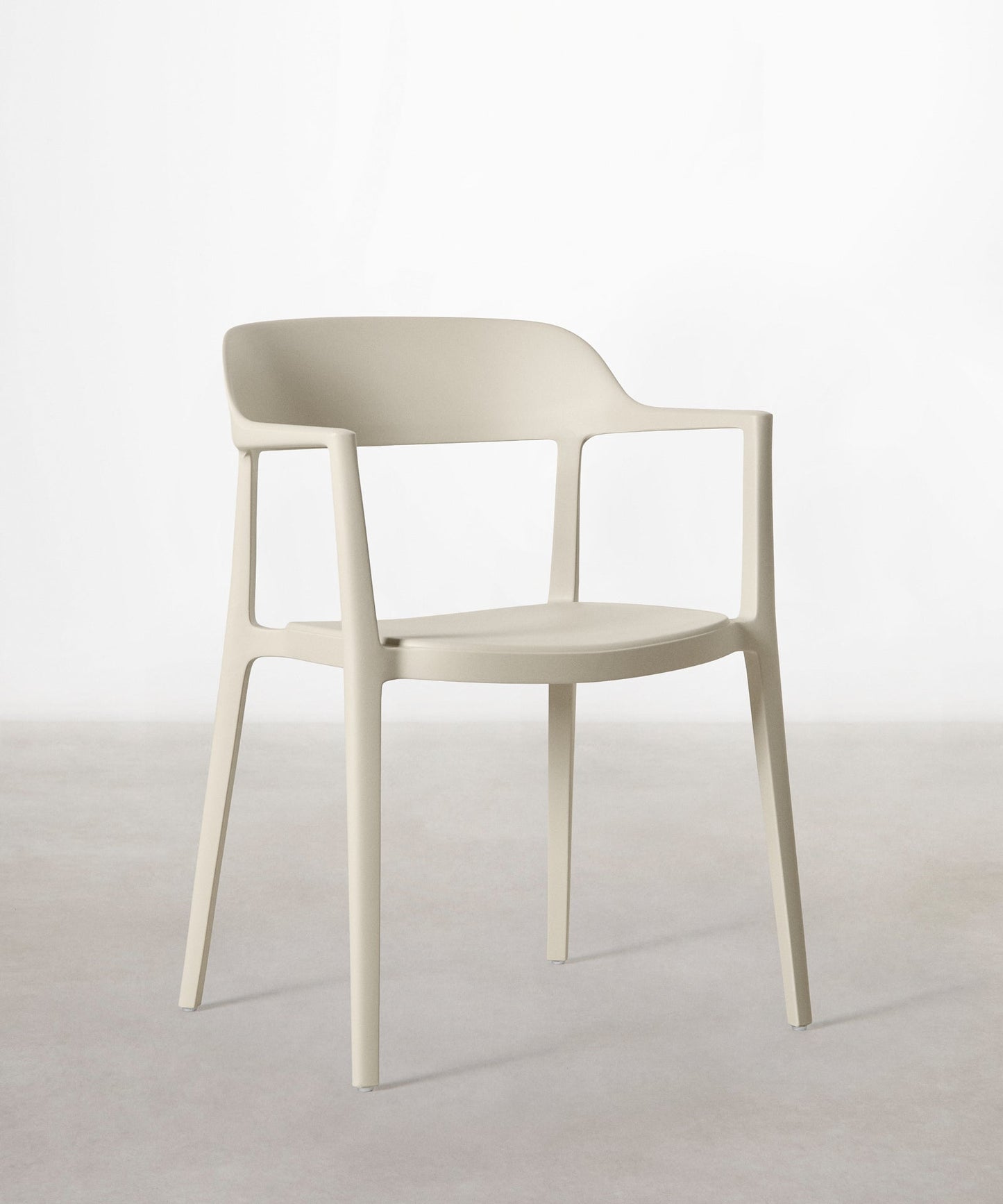 56381895639426 Silla de Polipropileno con Reposabrazos Naomi Sillas de Plástico Northdeco