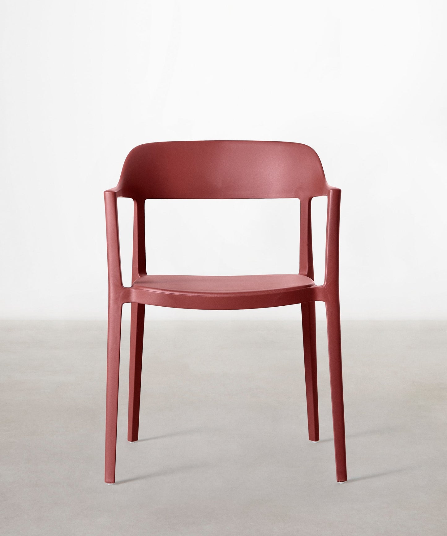 56456419836290 Silla de Polipropileno con Reposabrazos Naomi Sillas de Plástico Northdeco