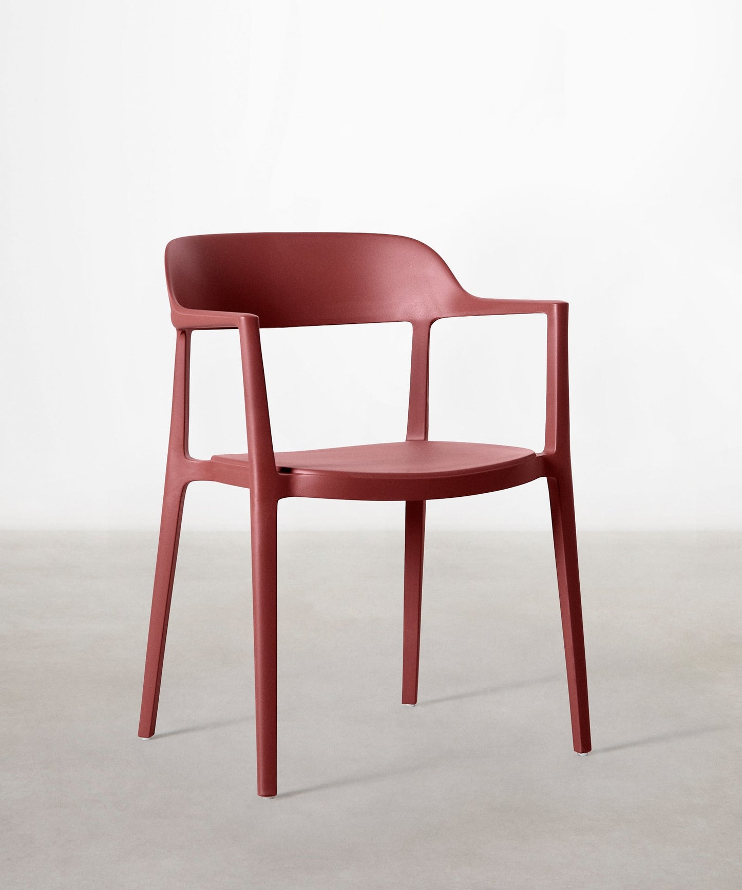 56456419836290 Silla de Polipropileno con Reposabrazos Naomi Sillas de Plástico Northdeco