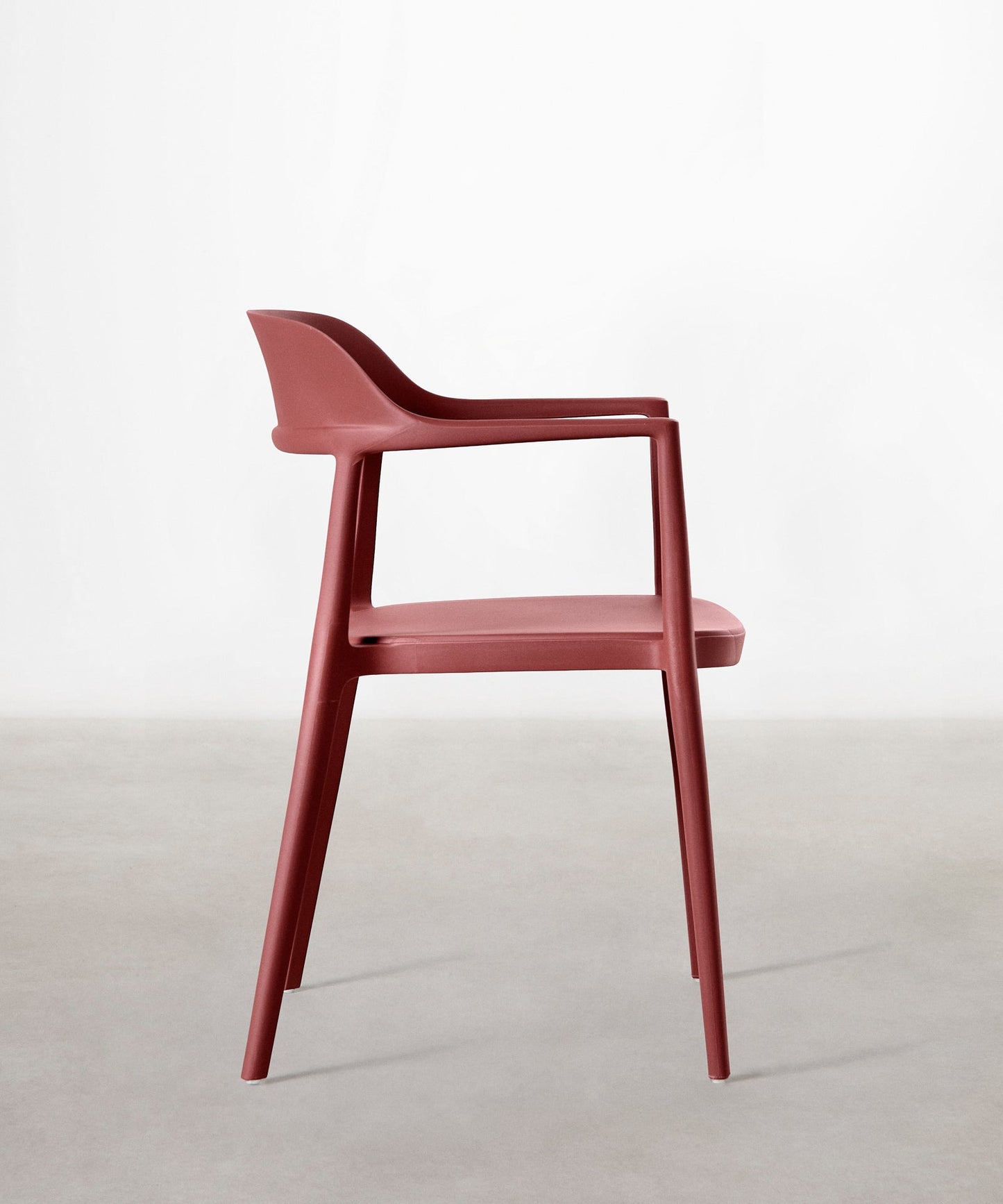 56456419836290 Silla de Polipropileno con Reposabrazos Naomi Sillas de Plástico Northdeco