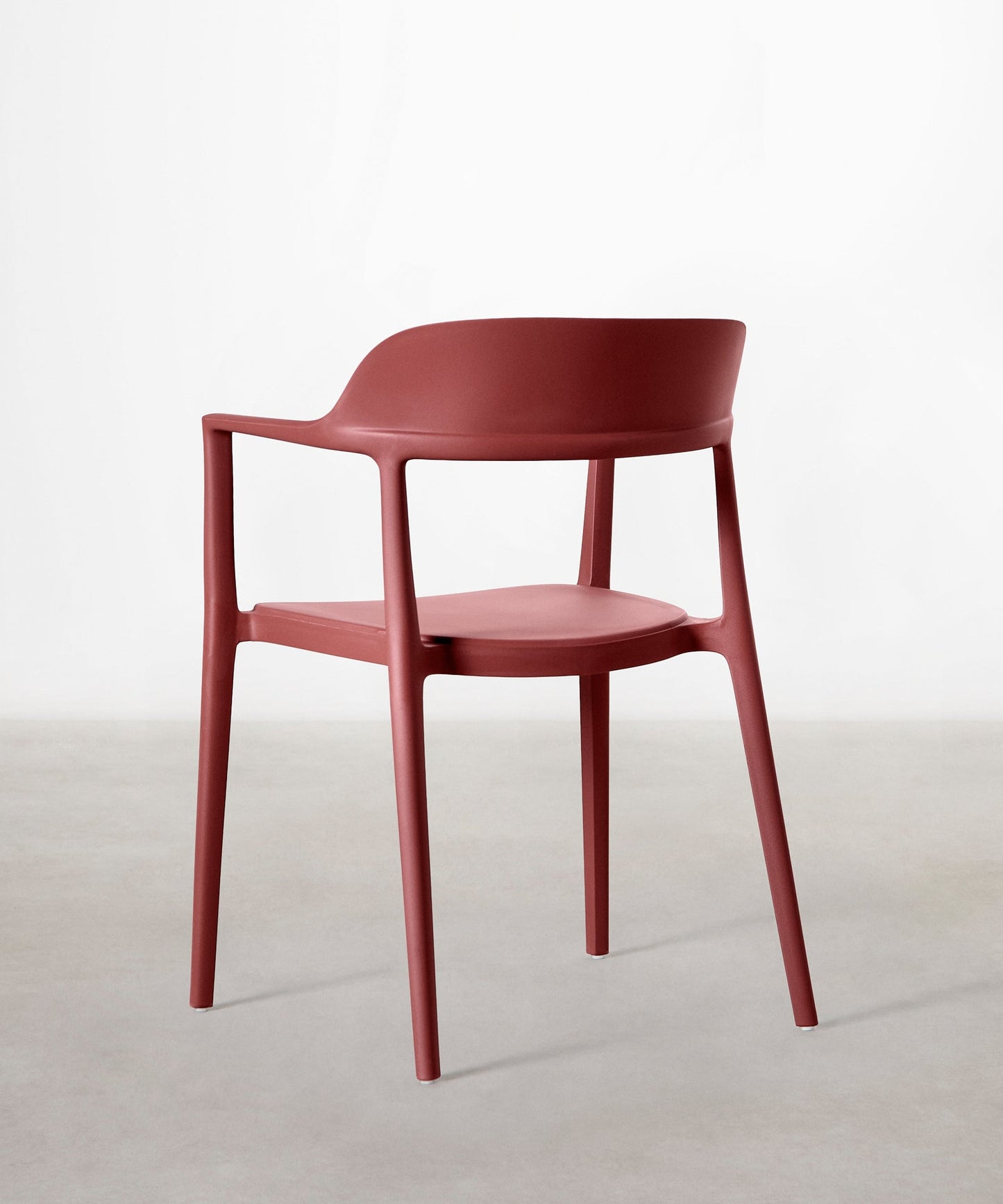 56456419836290 Silla de Polipropileno con Reposabrazos Naomi Sillas de Plástico Northdeco