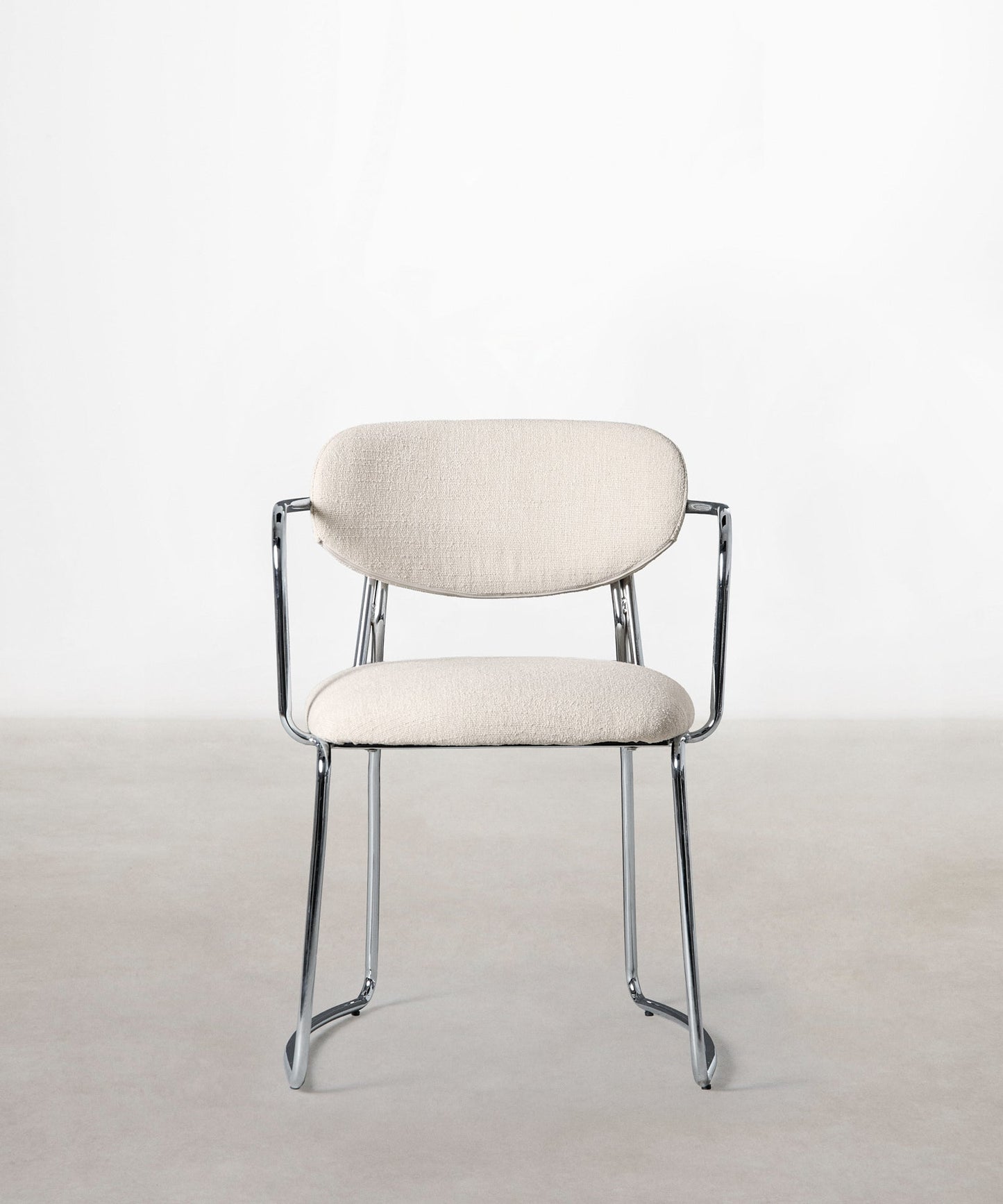 56625826529666 Silla de Comedor de Tela y metal con Reposabrazos Mortiz Arms Sillas tapizadas Northdeco