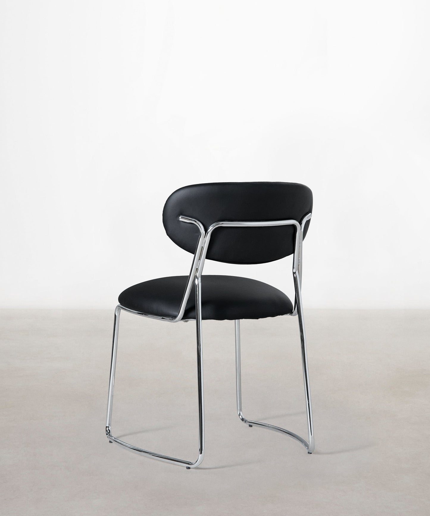 56625734779266 Silla de Comedor de Polipiel y Metal Moritz PU Sillas tapizadas Northdeco