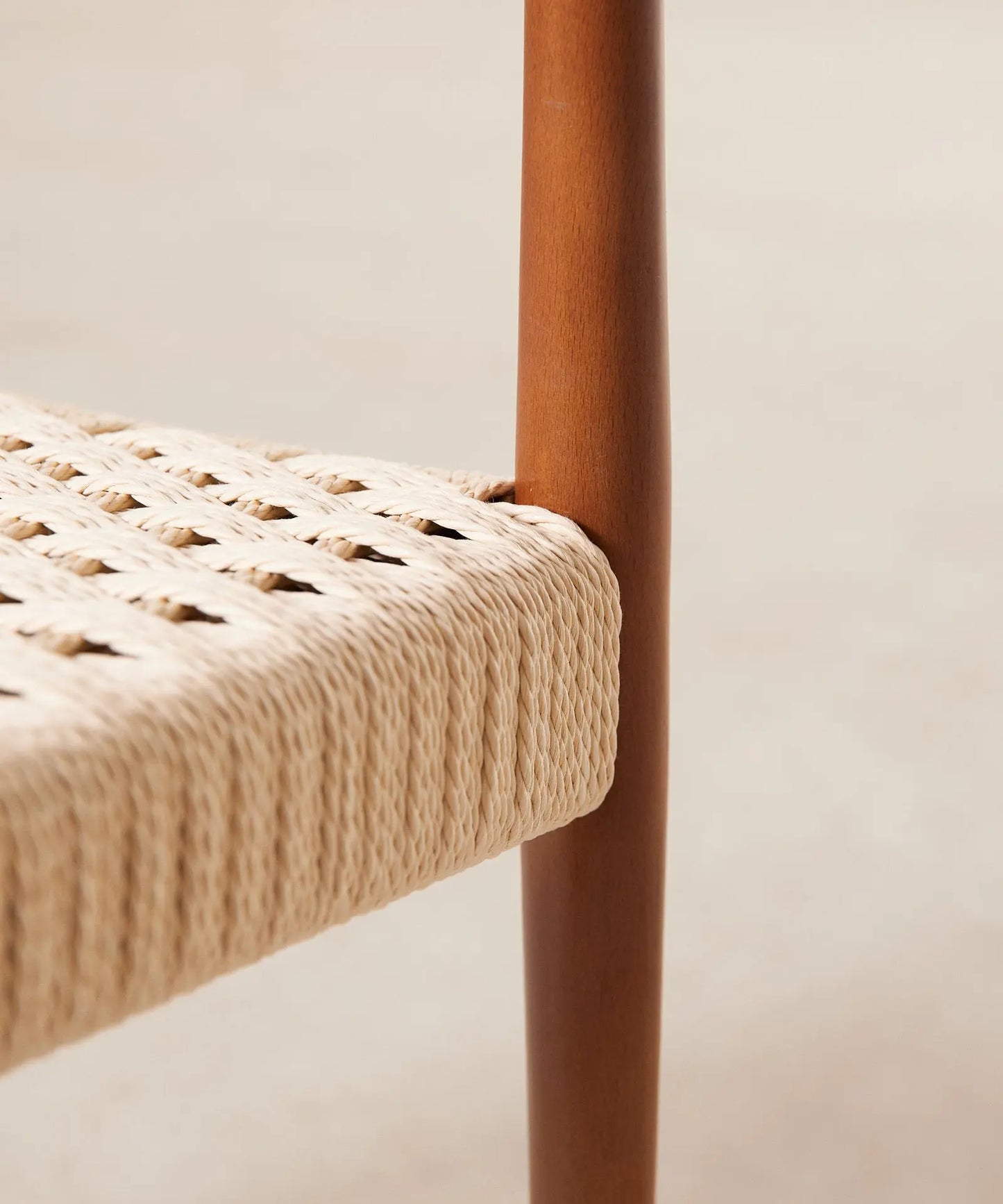 55213366116738 Silla de Comedor de Madera y Cuerda Trenzada Nona Sillas de madera Northdeco