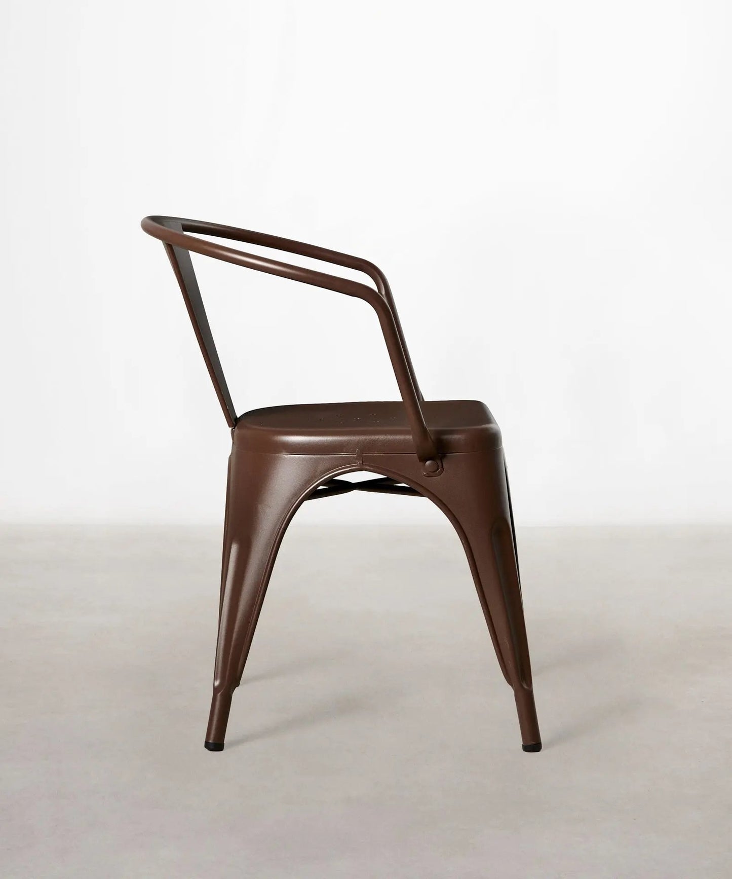 55815431717250 Silla de Comedor de Metal con Reposabrazos Tolik Arms Sillas Metálicas Northdeco