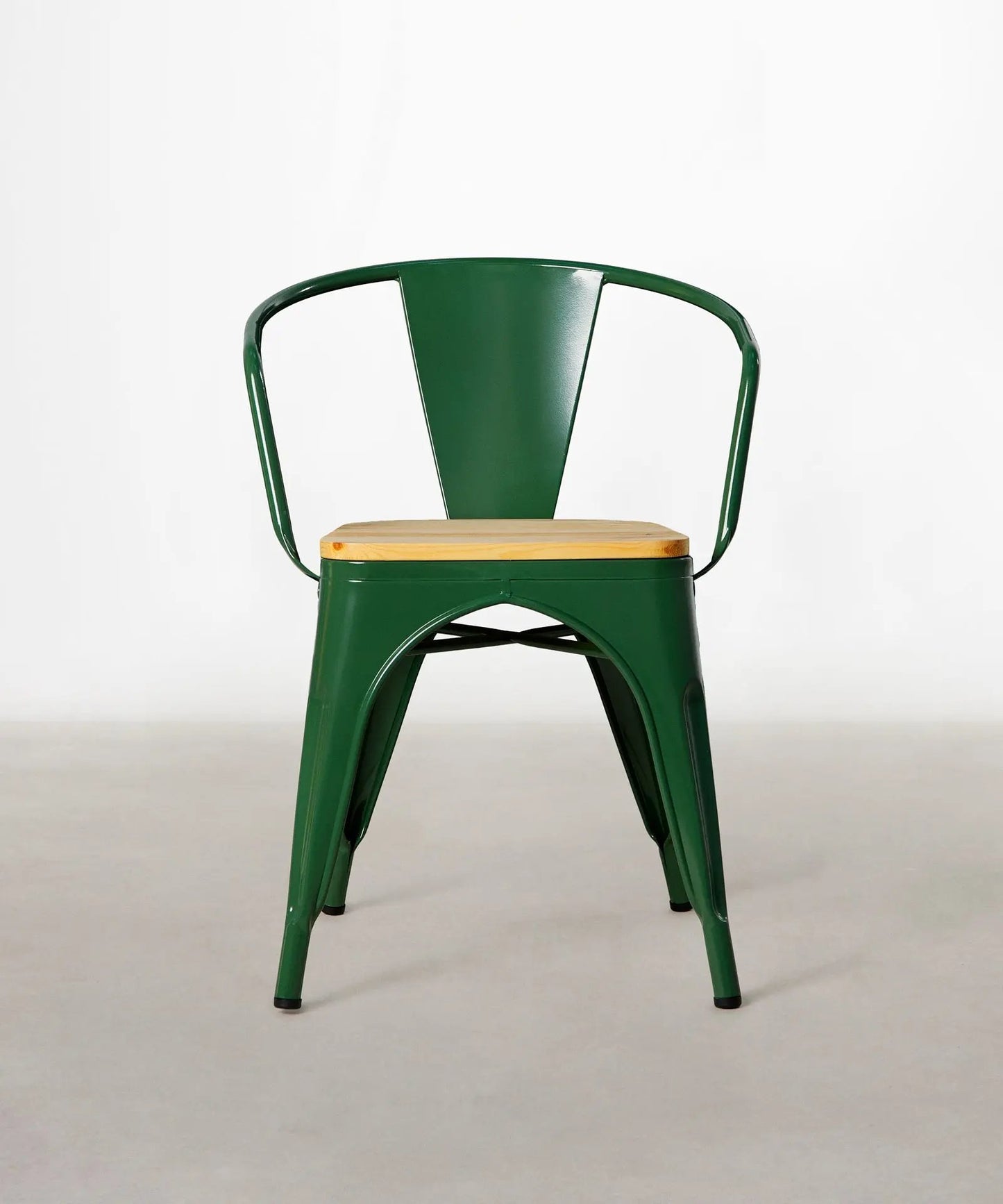 55815409795458 Silla de Comedor de Metal y Madera Tolik Wood Sillas Metálicas Northdeco