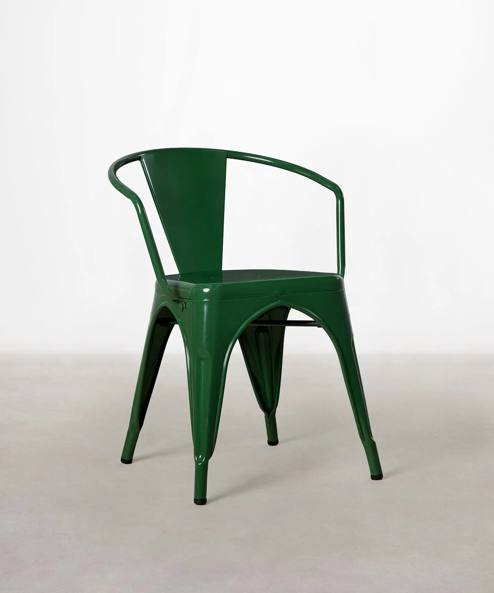 55815431750018 Silla de Comedor de Metal con Reposabrazos Tolik Arms Sillas Metálicas Northdeco