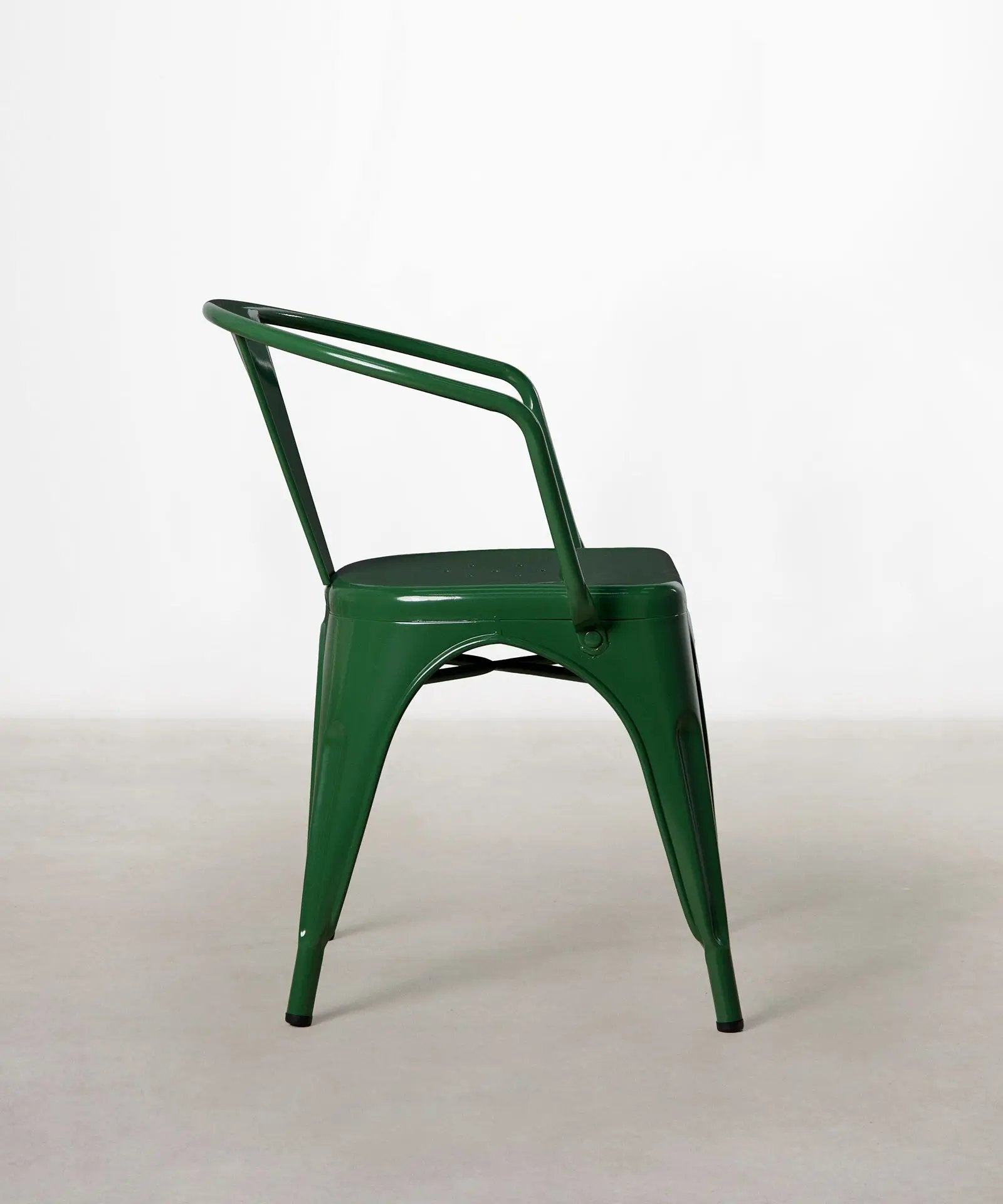 55815431750018 Silla de Comedor de Metal con Reposabrazos Tolik Arms Sillas Metálicas Northdeco