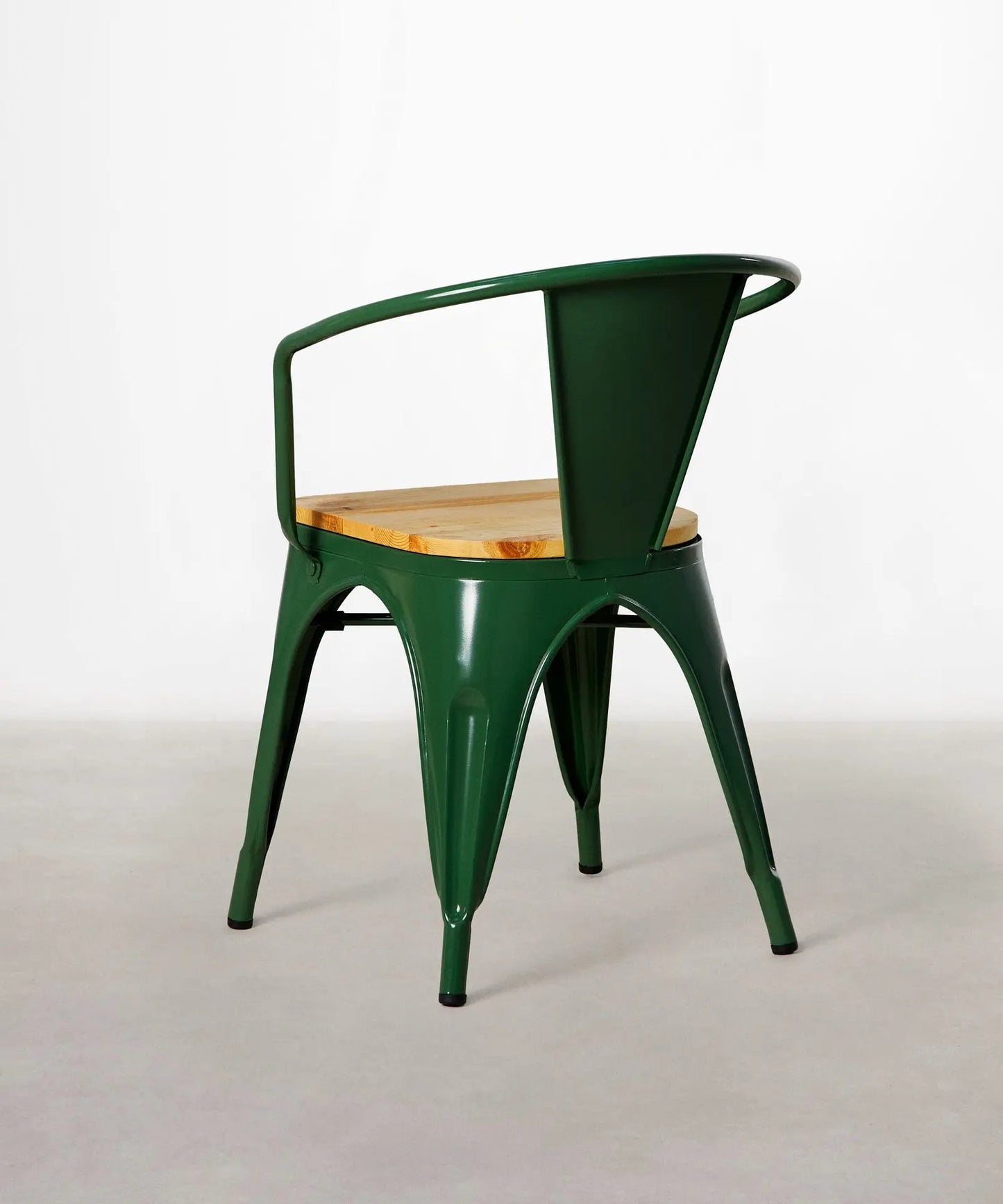 55815409795458 Silla de Comedor de Metal y Madera Tolik Wood Sillas Metálicas Northdeco