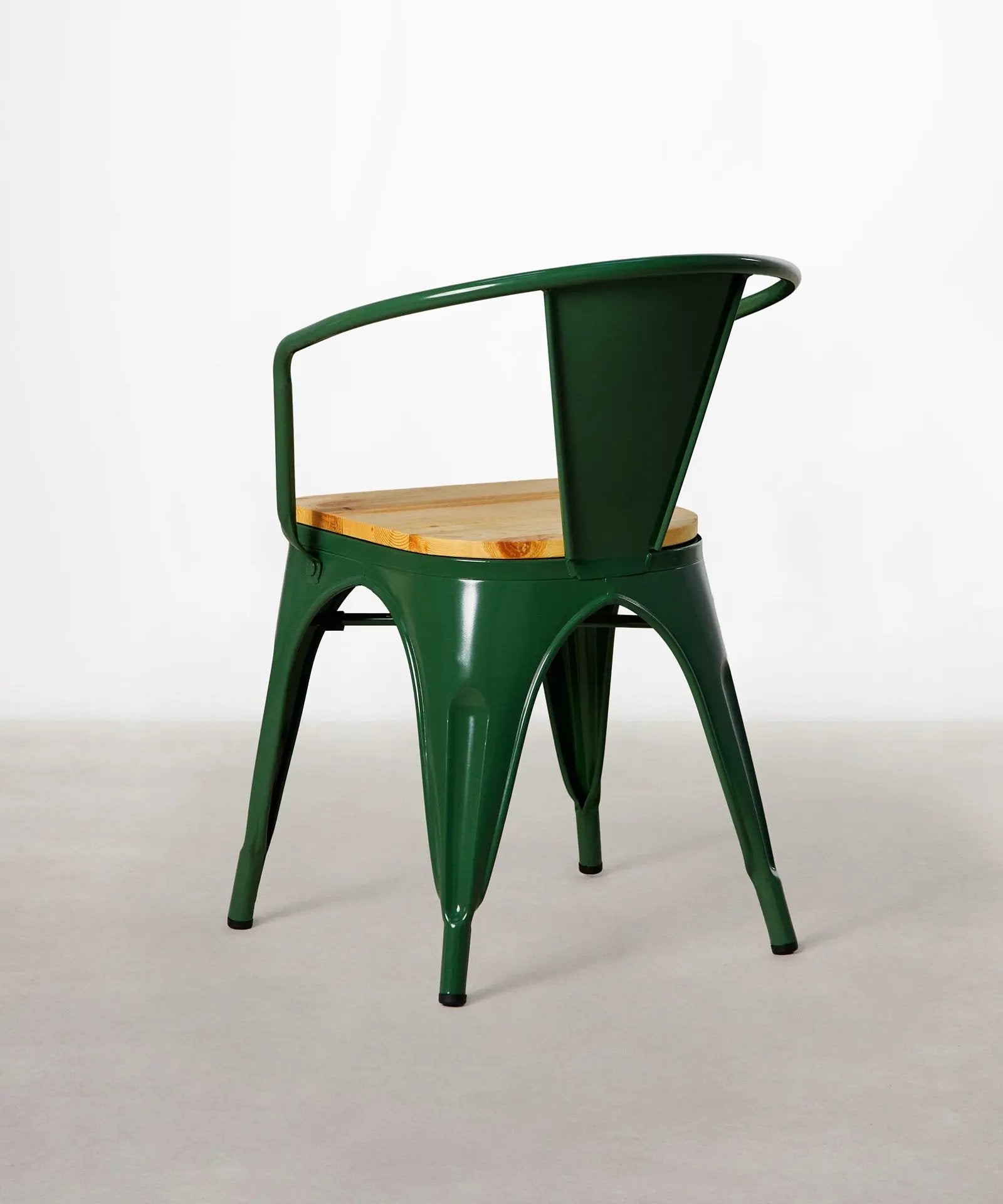 55815409795458 Silla de Comedor de Metal y Madera Tolik Wood Sillas Metálicas Northdeco