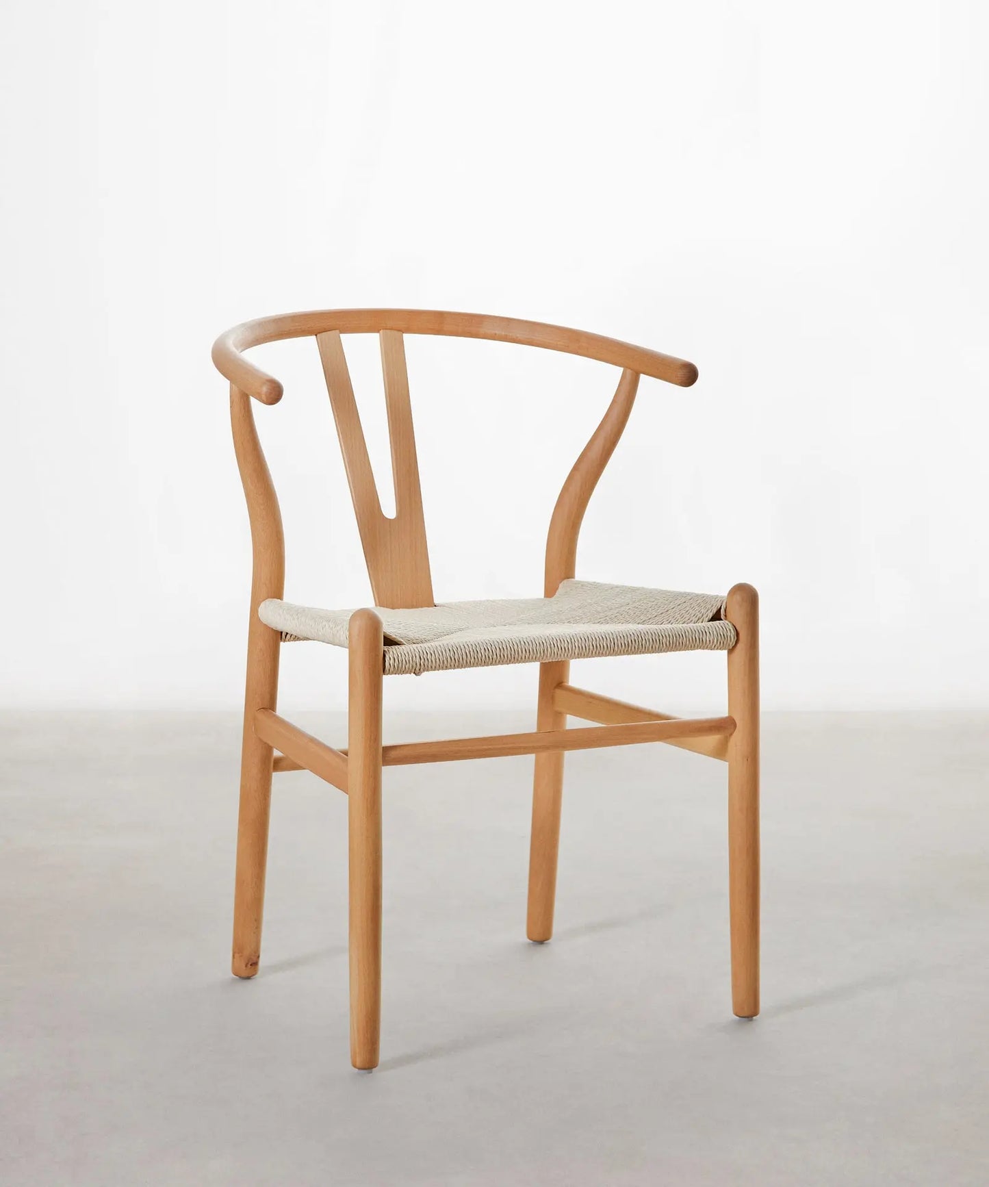 54992837935490 Silla de Madera y Cuerda Trenzada Uish Sillas de madera Northdeco