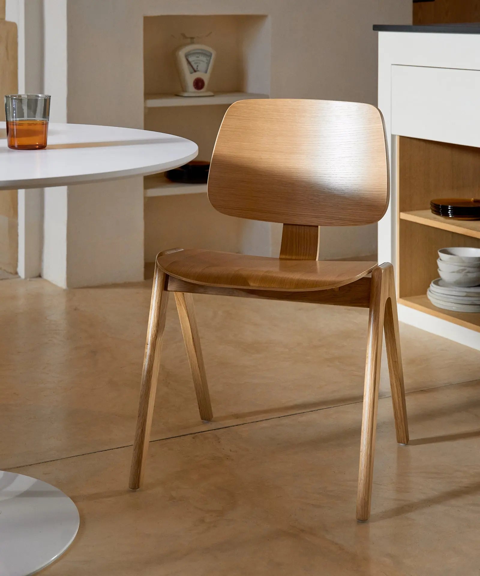 55215074836866 Silla de Comedor en Madera Vega  Northdeco