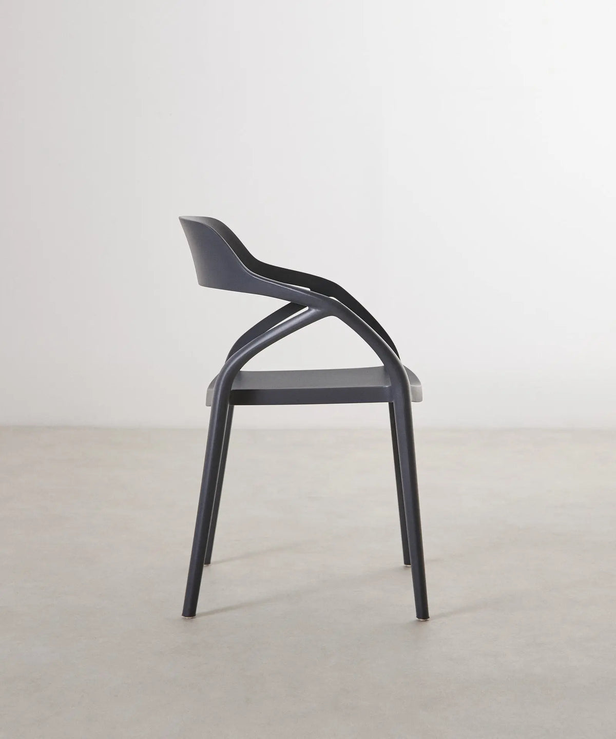 48433243193681 Silla de Polipropileno con Reposabrazos Grace Sillas de Plástico Northdeco