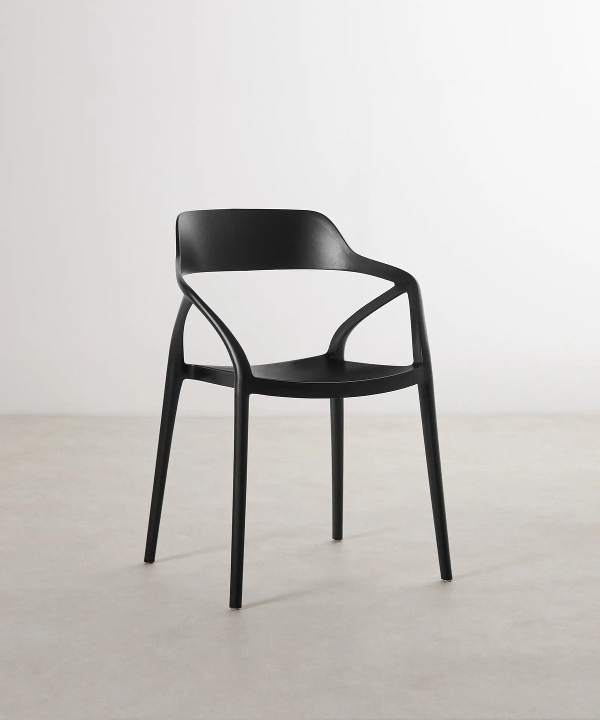 42016632209587 Silla de Polipropileno con Reposabrazos Grace Sillas de Plástico Northdeco