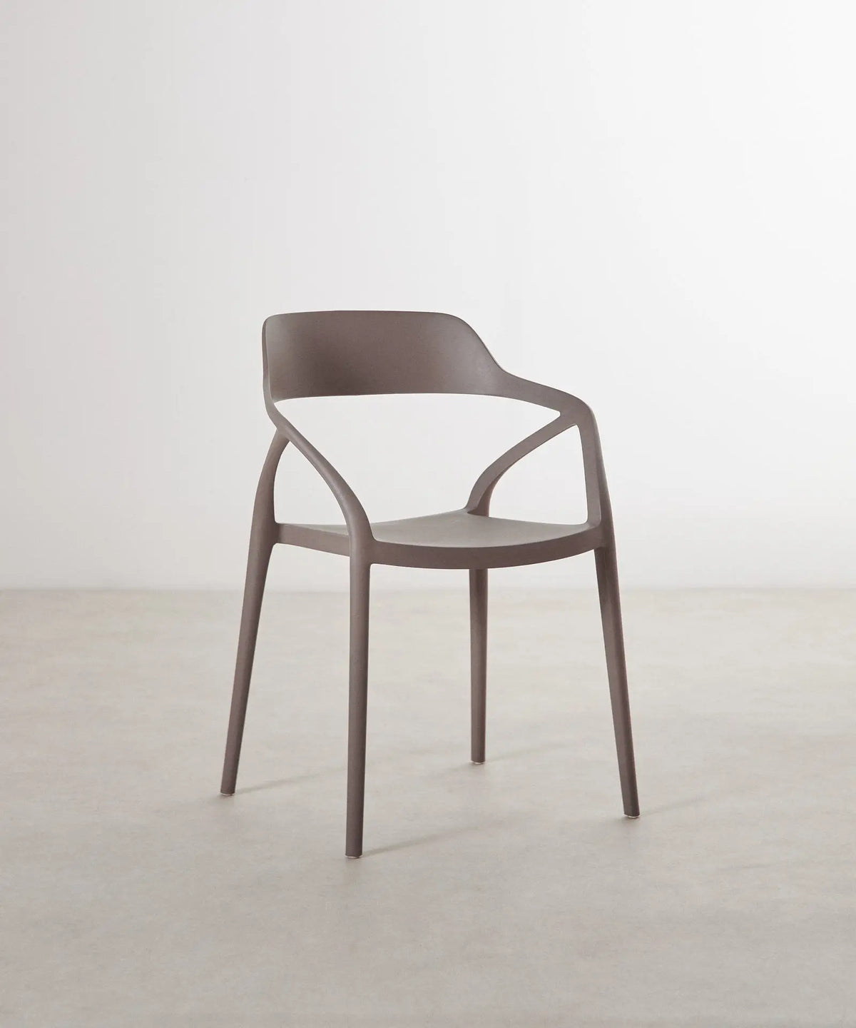 42016626344115 Silla de Polipropileno con Reposabrazos Grace Sillas de Plástico Northdeco
