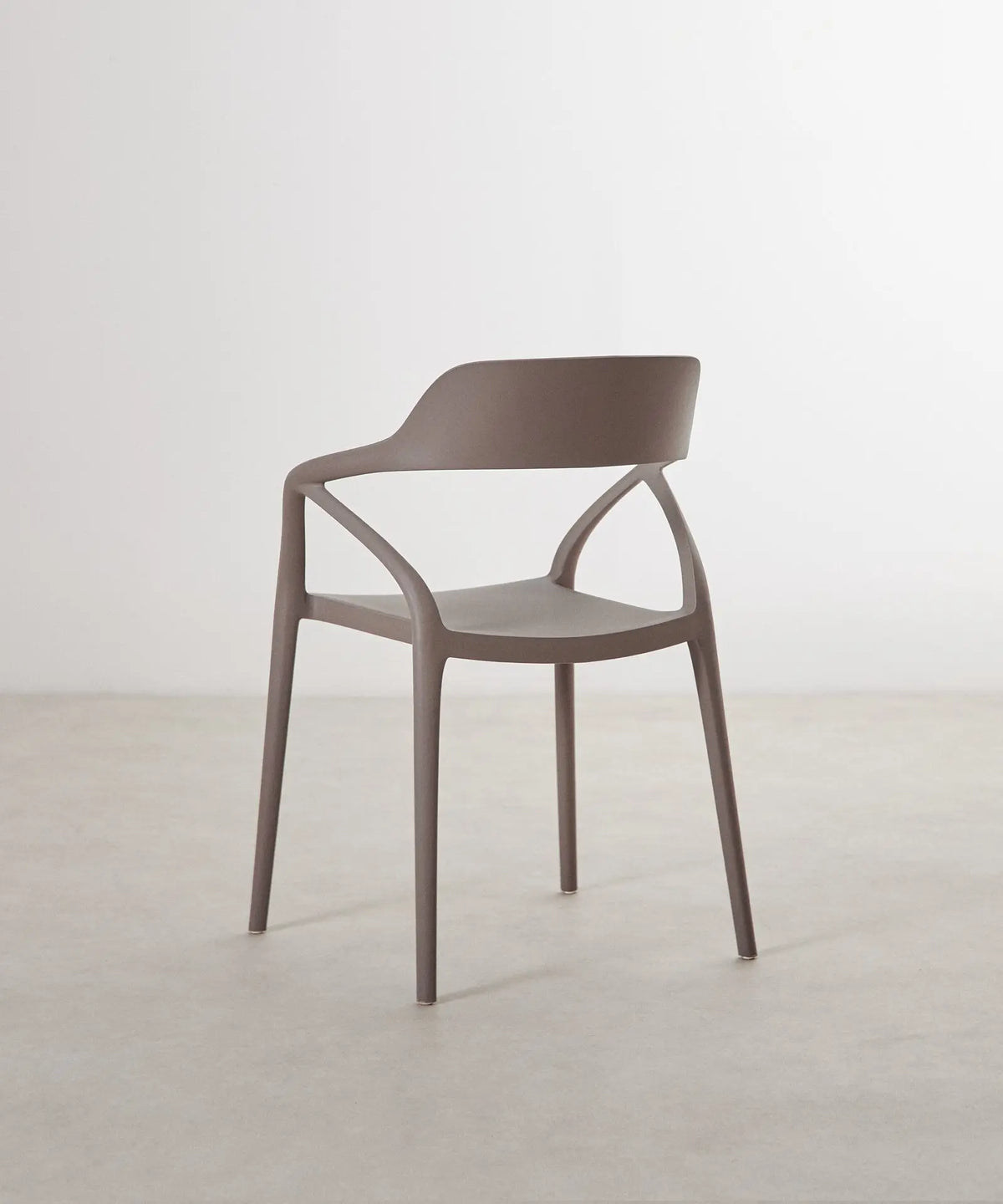 42016626344115 Silla de Polipropileno con Reposabrazos Grace Sillas de Plástico Northdeco