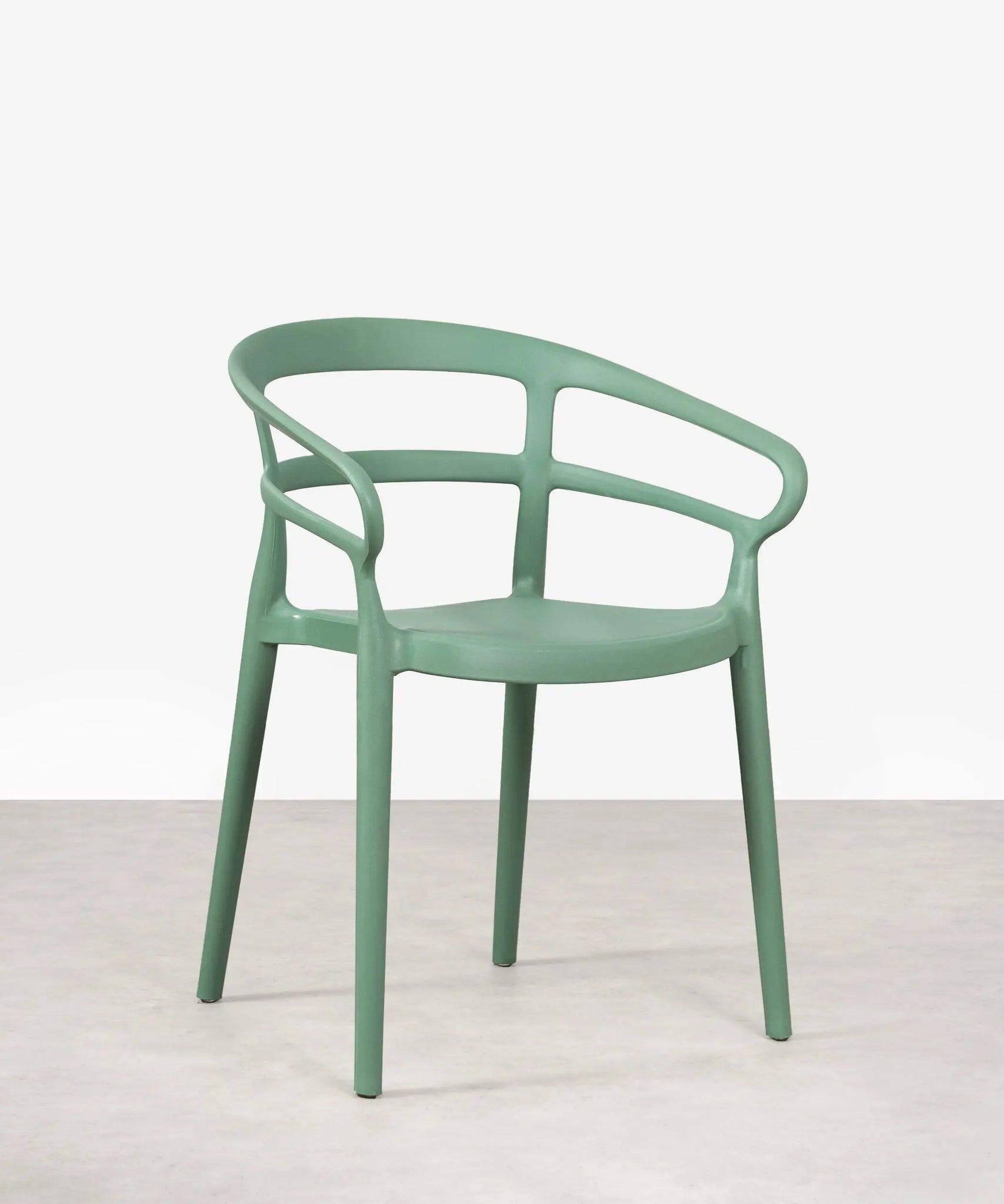 42016598294707 Silla Nil Sillas de Plástico Northdeco Verde