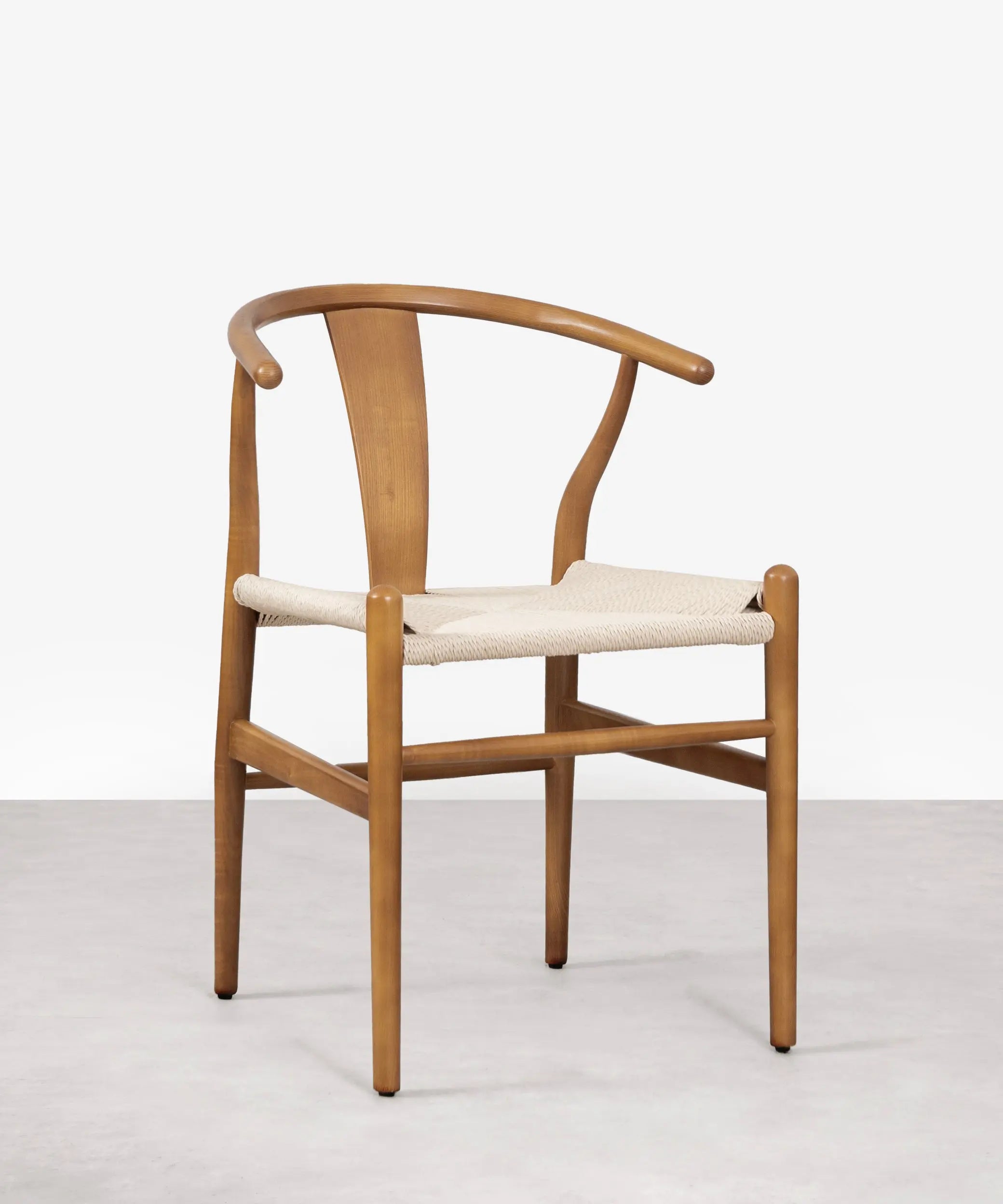 Nordeco Wood and Rattan Chair | Northdeco