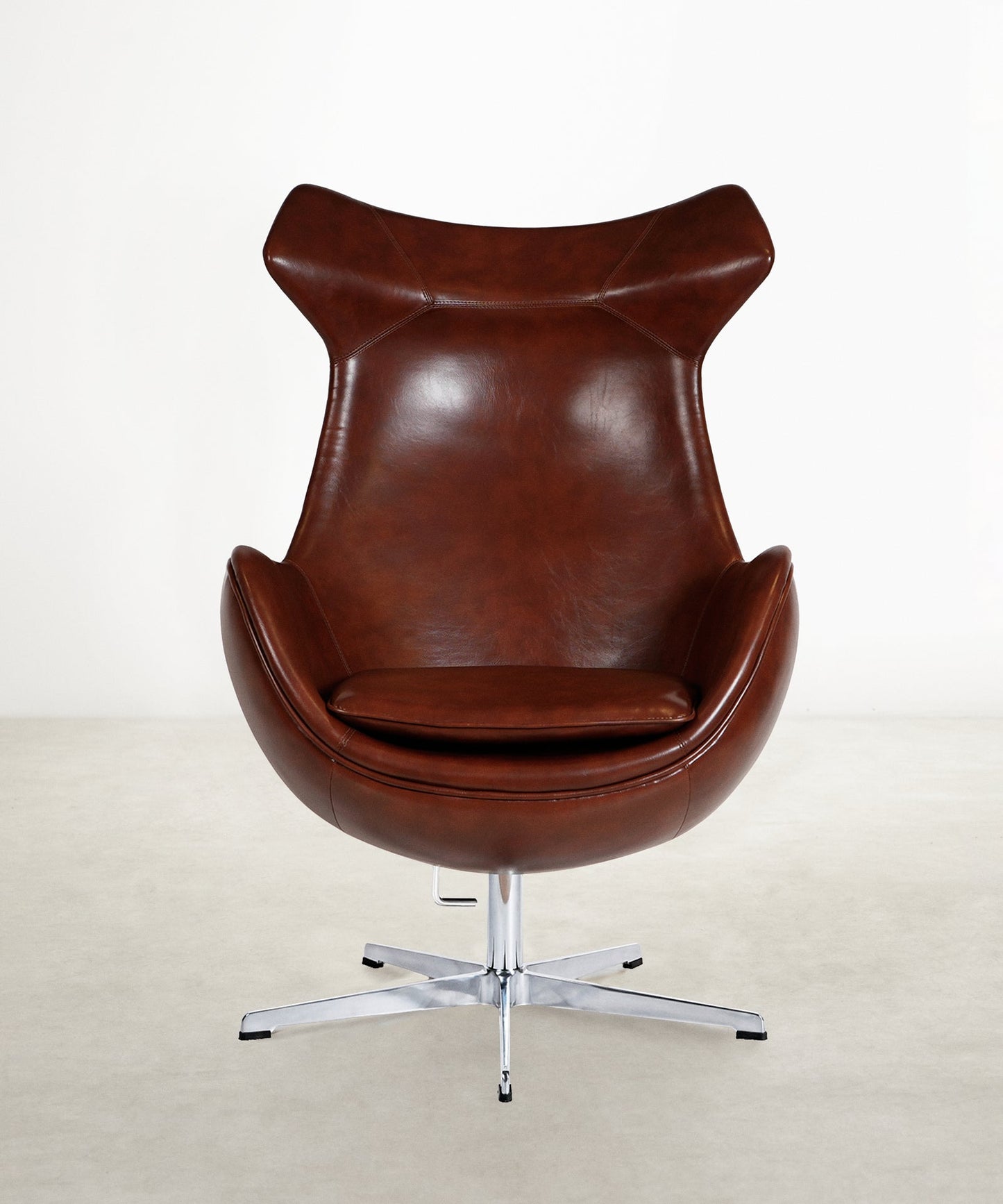 55554303263106 Sillón en Polipiel y Acero con Reposabrazos Monet Sillones tapizados Northdeco