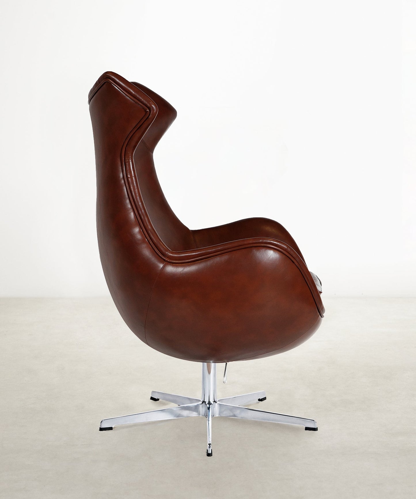 55554303263106 Sillón en Polipiel y Acero con Reposabrazos Monet Sillones tapizados Northdeco