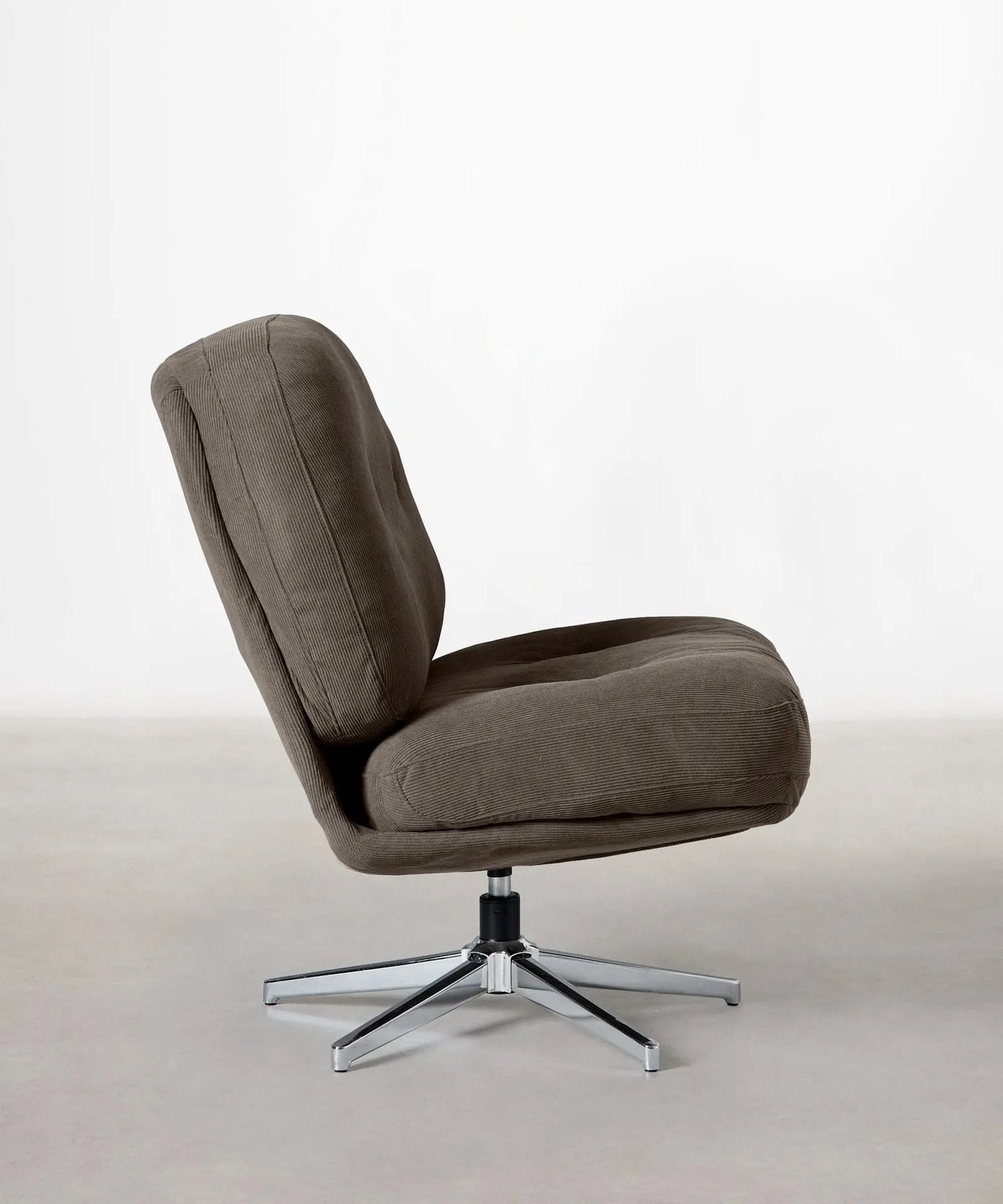56585892659586 Sillón Giratorio Tapizado Orbit Sillones tapizados Northdeco