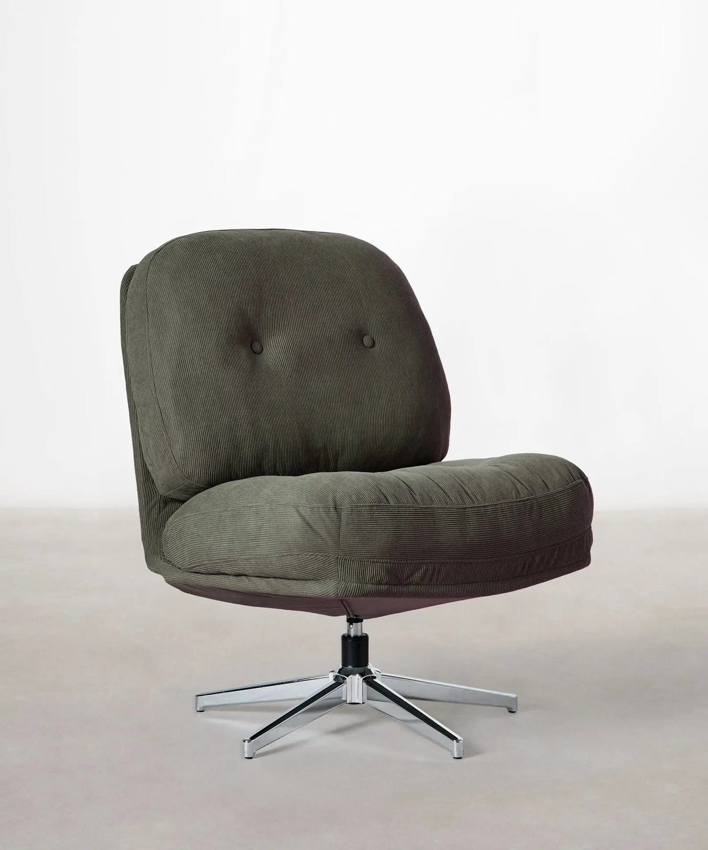 56585892692354 Sillón Giratorio Tapizado Orbit Sillones tapizados Northdeco