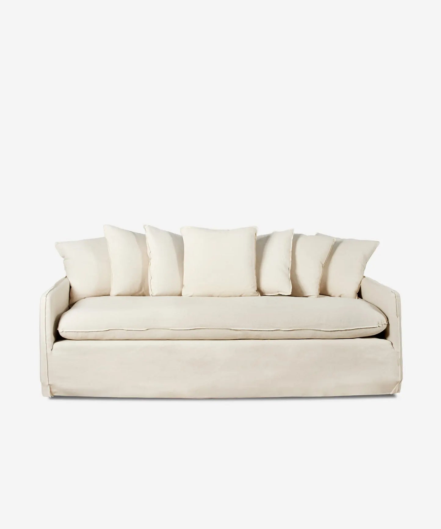 56097194344834 Sofá de 3 plazas en lino y algodón Turin Sofás Tapizados Northdeco