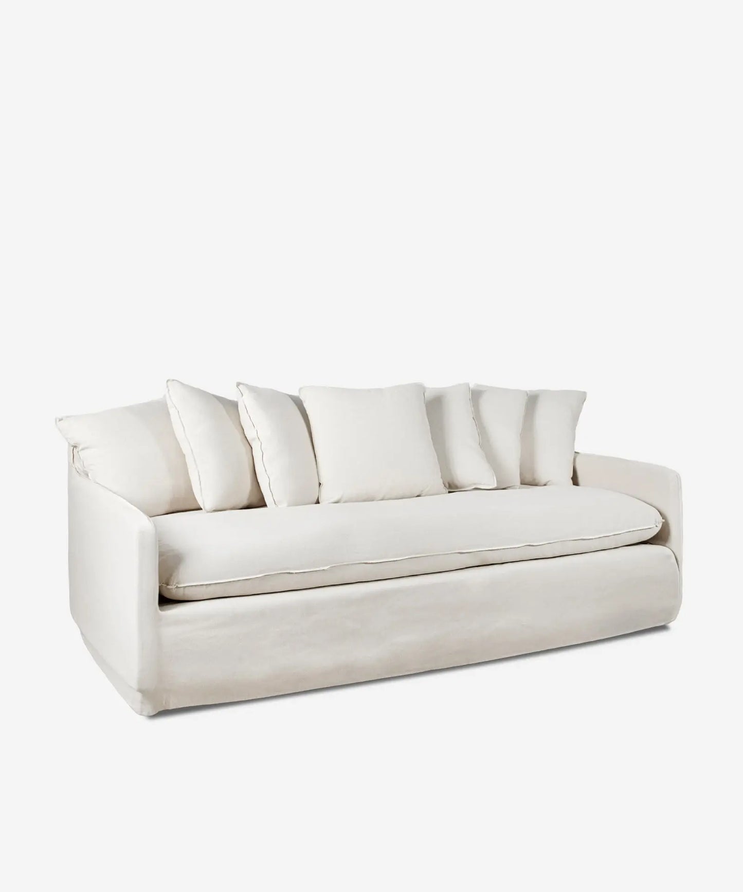 56097194377602 Sofá de 3 plazas en lino y algodón Turin Sofás Tapizados Northdeco