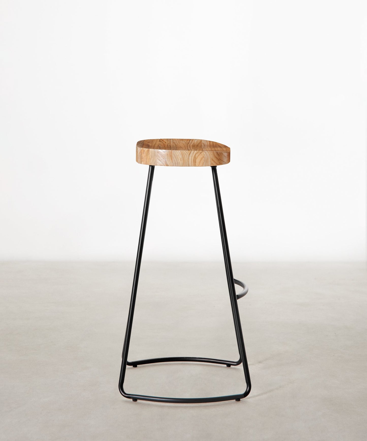 55534991737218 Taburete Alto Regulable en Acero y Madera Mel Taburetes Northdeco