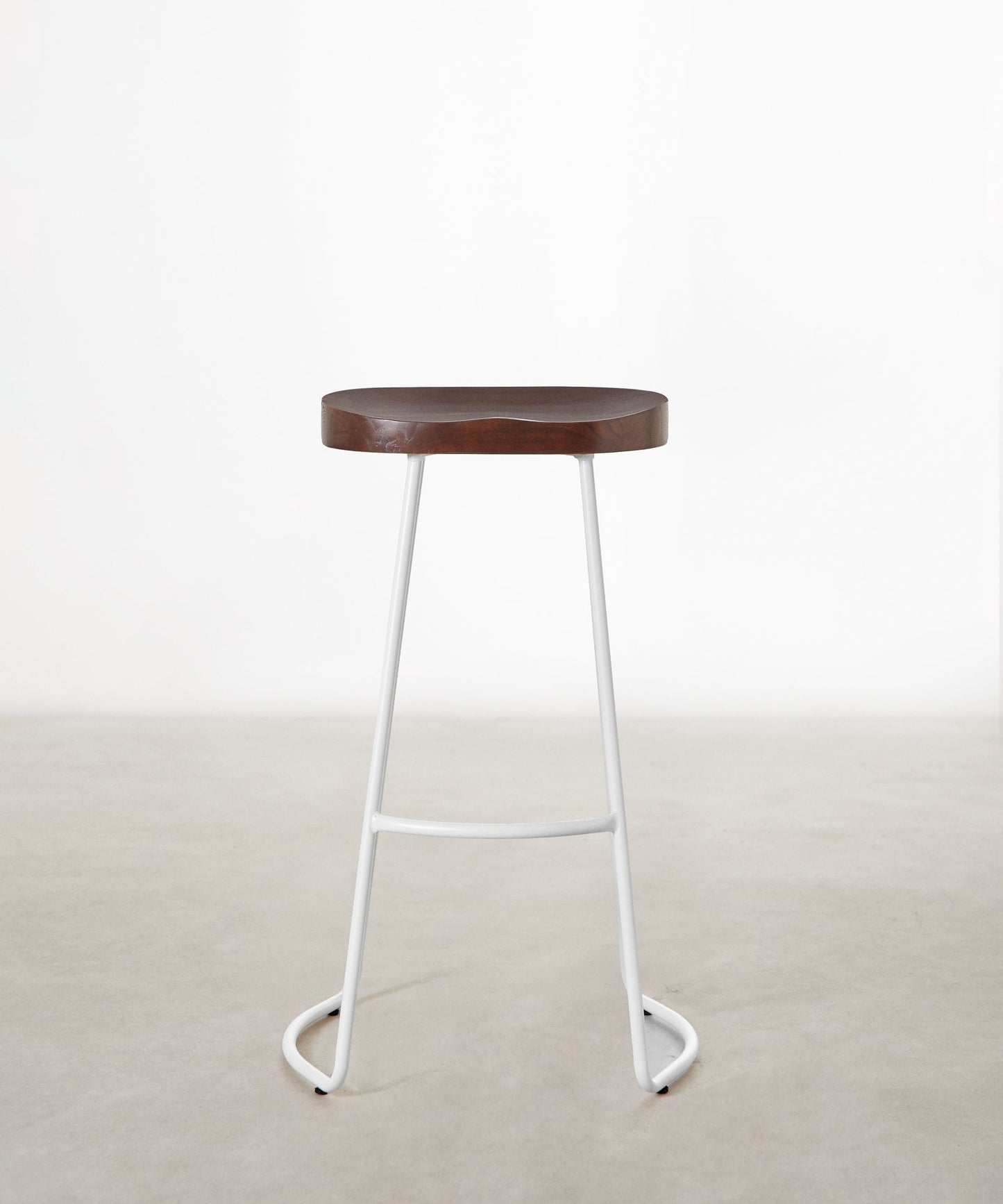 55534931902850 Taburete Alto Regulable en Acero y Madera Mel Taburetes Northdeco