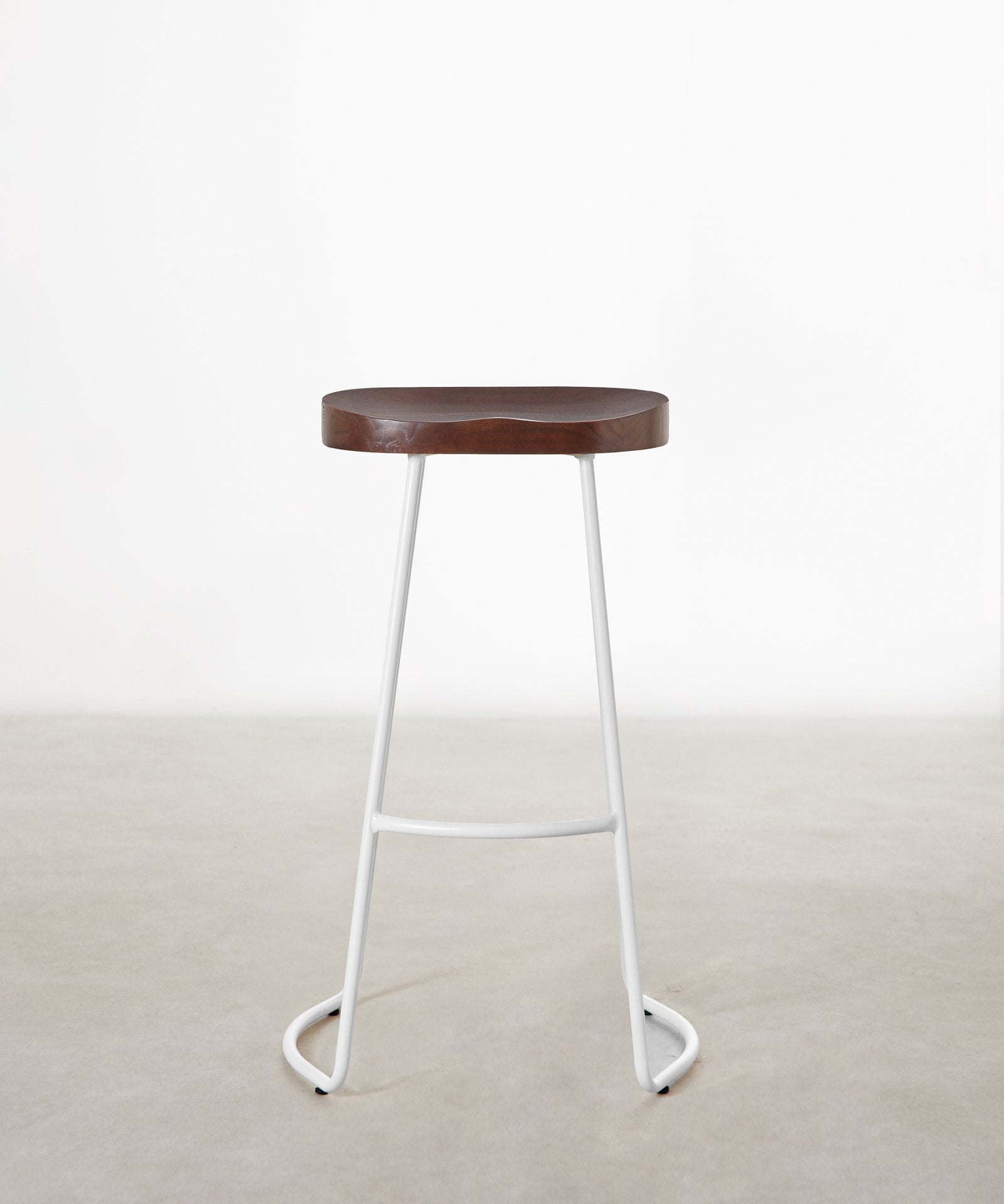 55534931902850 Taburete Alto Regulable en Acero y Madera Mel Taburetes Northdeco