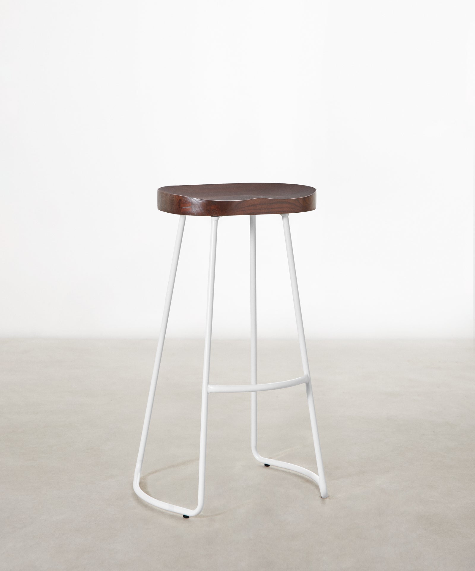 55534931902850 Taburete Alto Regulable en Acero y Madera Mel Taburetes Northdeco