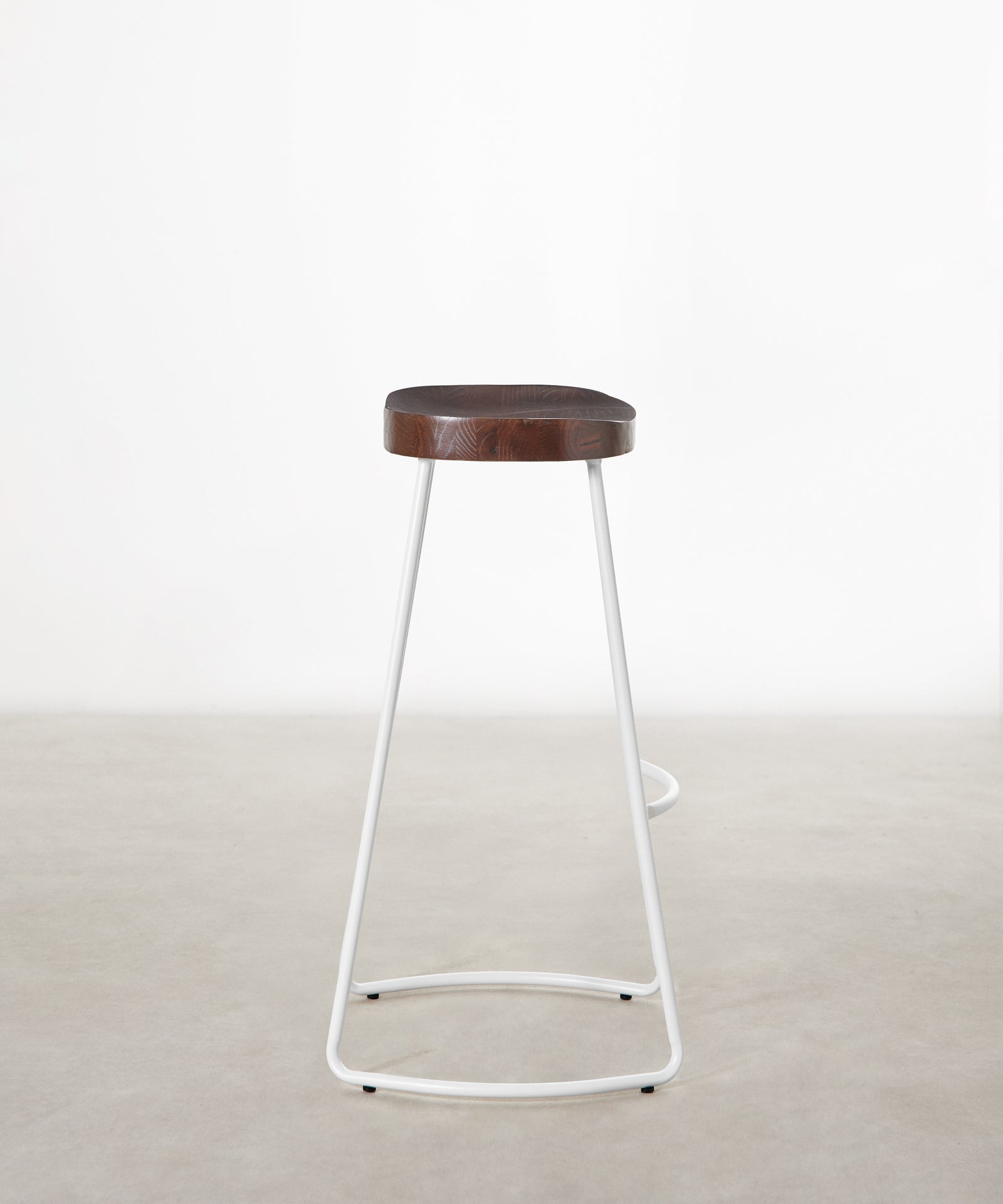 55534931902850 Taburete Alto Regulable en Acero y Madera Mel Taburetes Northdeco