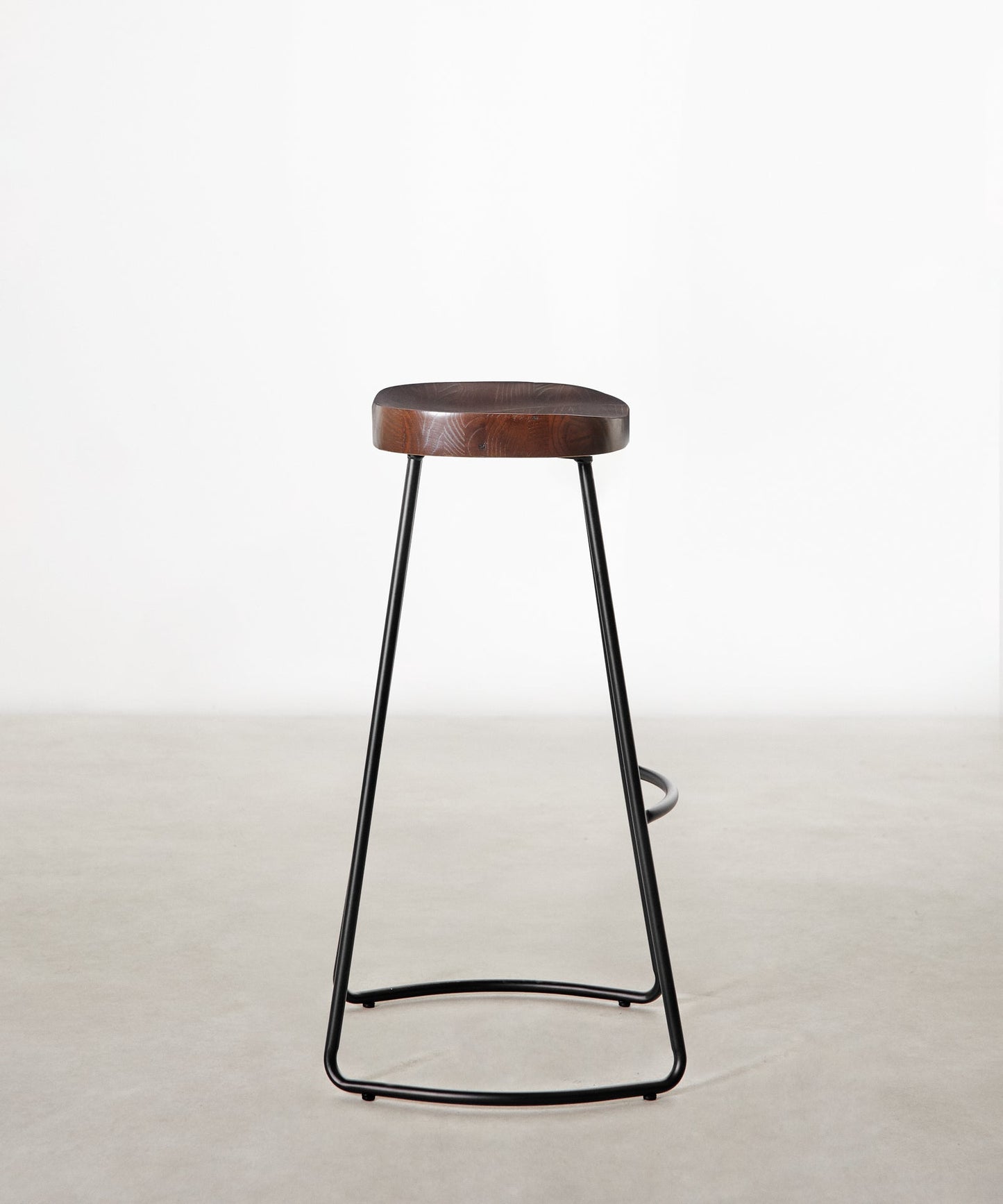 55534937375106 Taburete Alto Regulable en Acero y Madera Mel Taburetes Northdeco