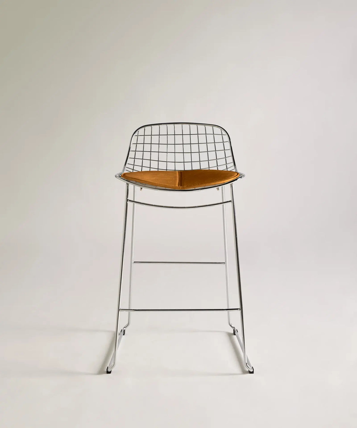 56686968766850 Taburete Alto de Metal Low Back Roma Taburetes Northdeco