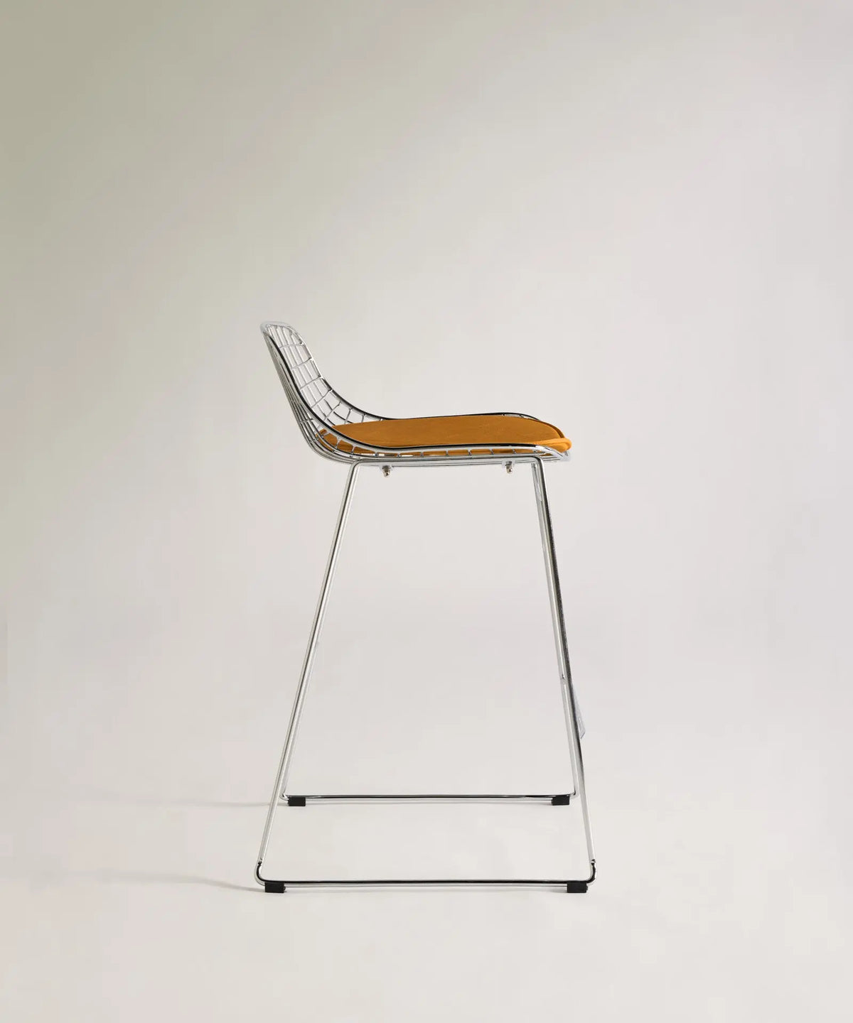 56686968766850 Taburete Alto de Metal Low Back Roma Taburetes Northdeco