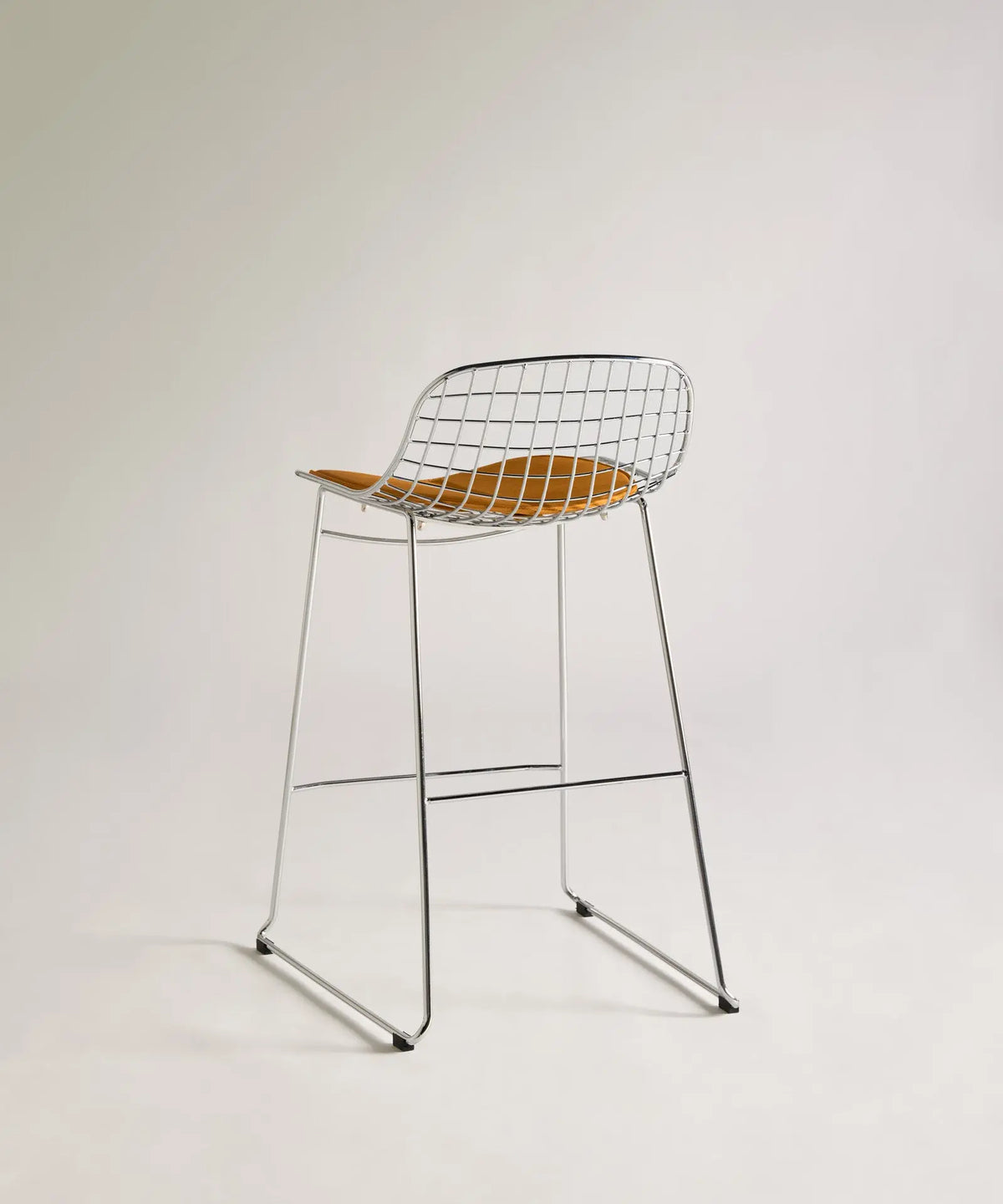 56686968766850 Taburete Alto de Metal Low Back Roma Taburetes Northdeco