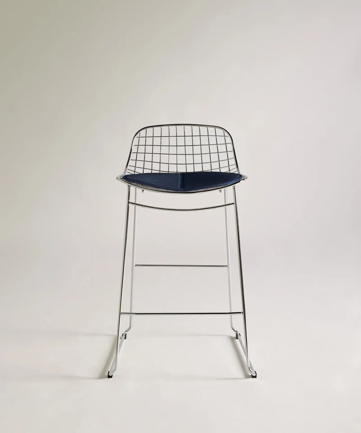 56811760058754 Taburete Alto de Metal Low Back Roma Taburetes Northdeco