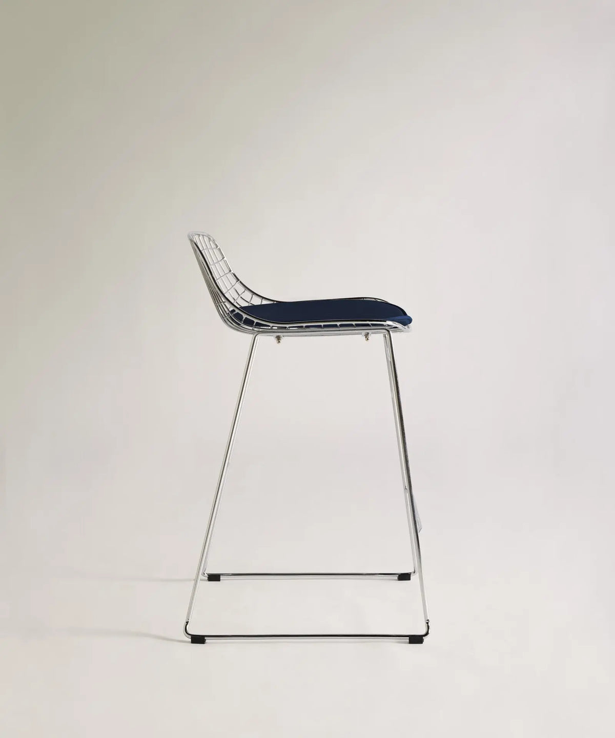 56811760058754 Taburete Alto de Metal Low Back Roma Taburetes Northdeco