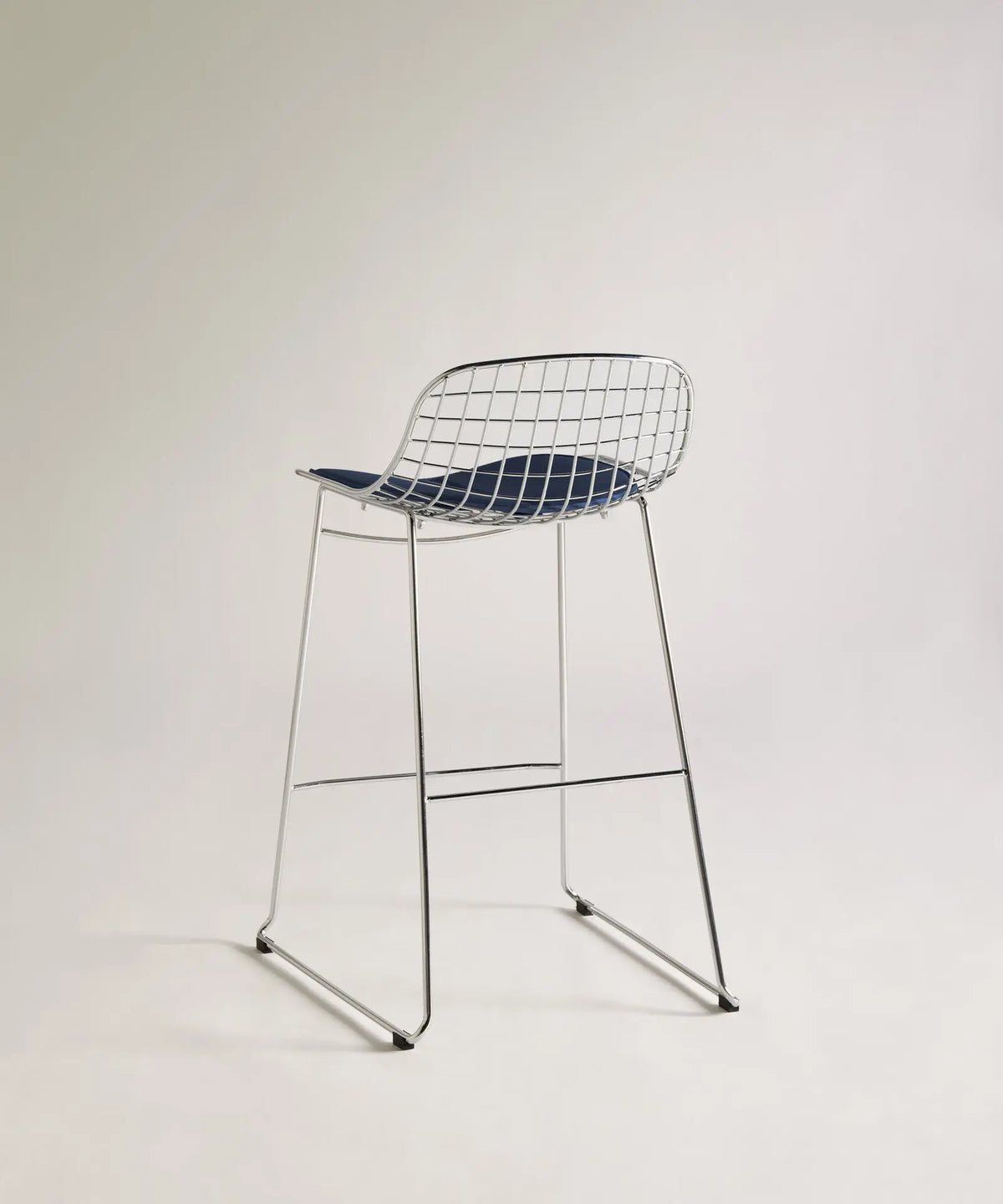 56811760058754 Taburete Alto de Metal Low Back Roma Taburetes Northdeco