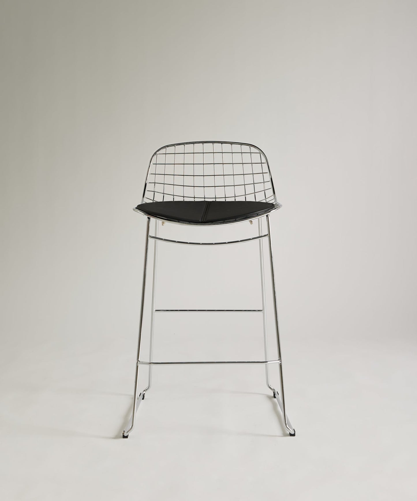 56661866938754 Taburete Alto de Metal Low Back Roma Taburetes Northdeco
