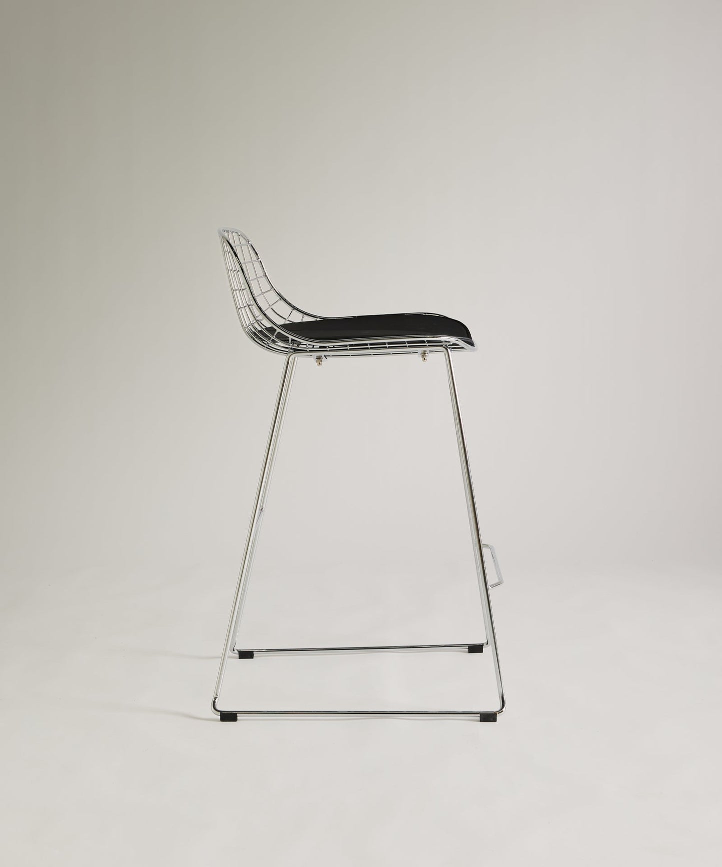 56661866938754 Taburete Alto de Metal Low Back Roma Taburetes Northdeco
