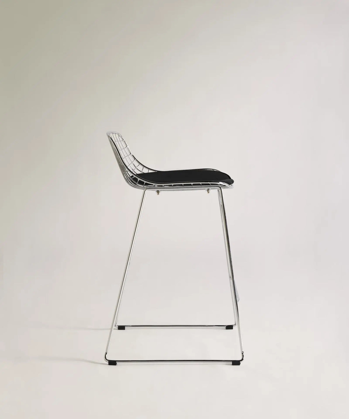 56661866938754 Taburete Alto de Metal Low Back Roma Taburetes Northdeco