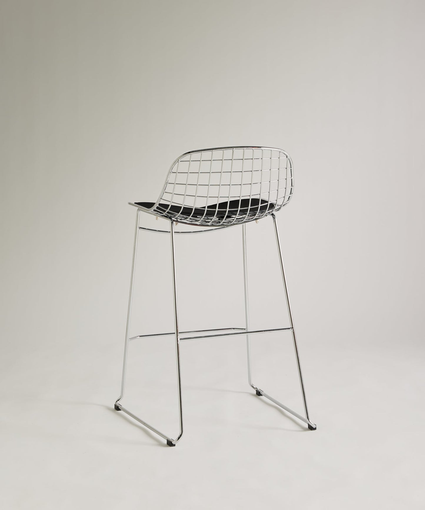 56661866938754 Taburete Alto de Metal Low Back Roma Taburetes Northdeco