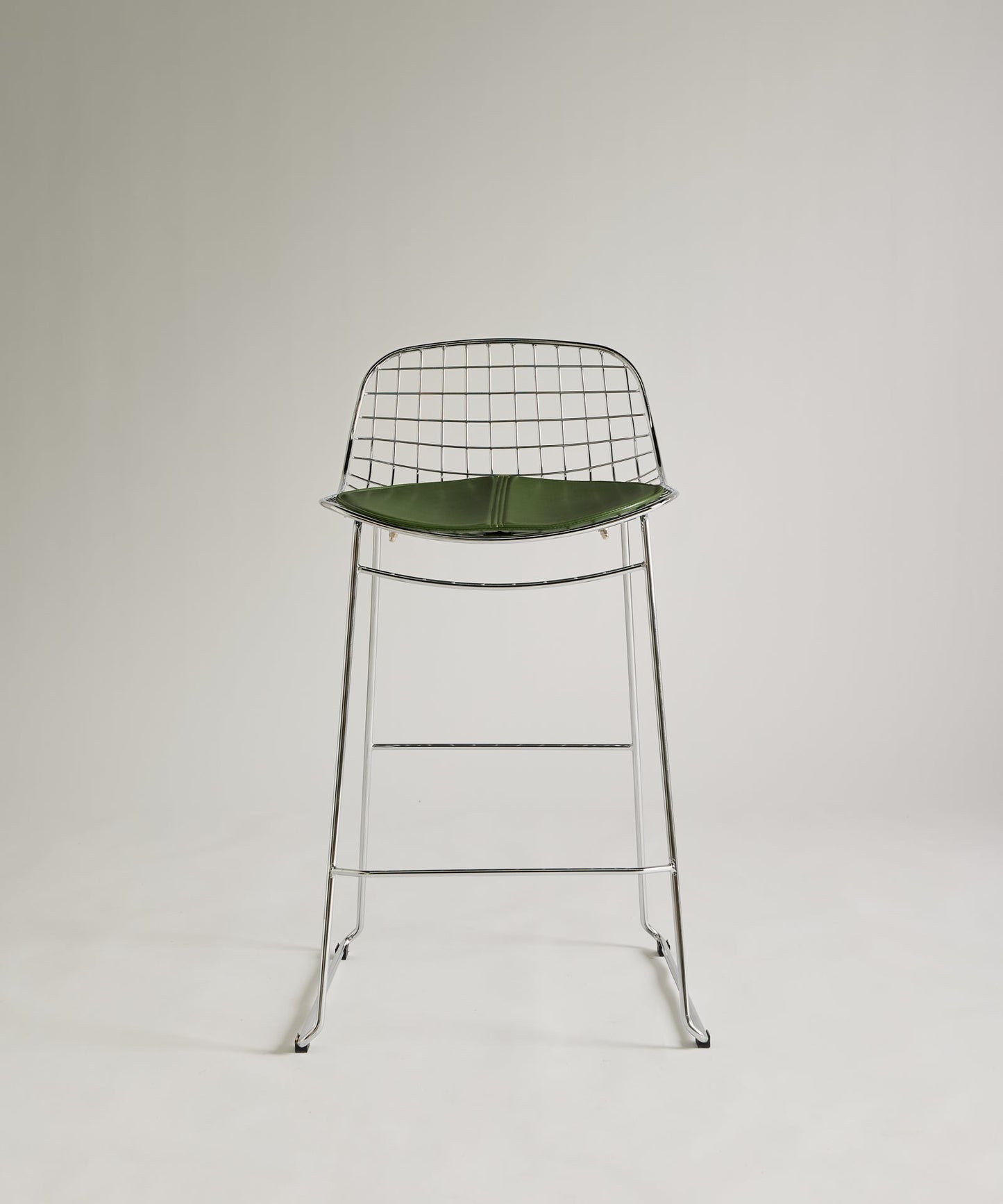 56661866971522 Taburete Alto de Metal Low Back Roma Taburetes Northdeco