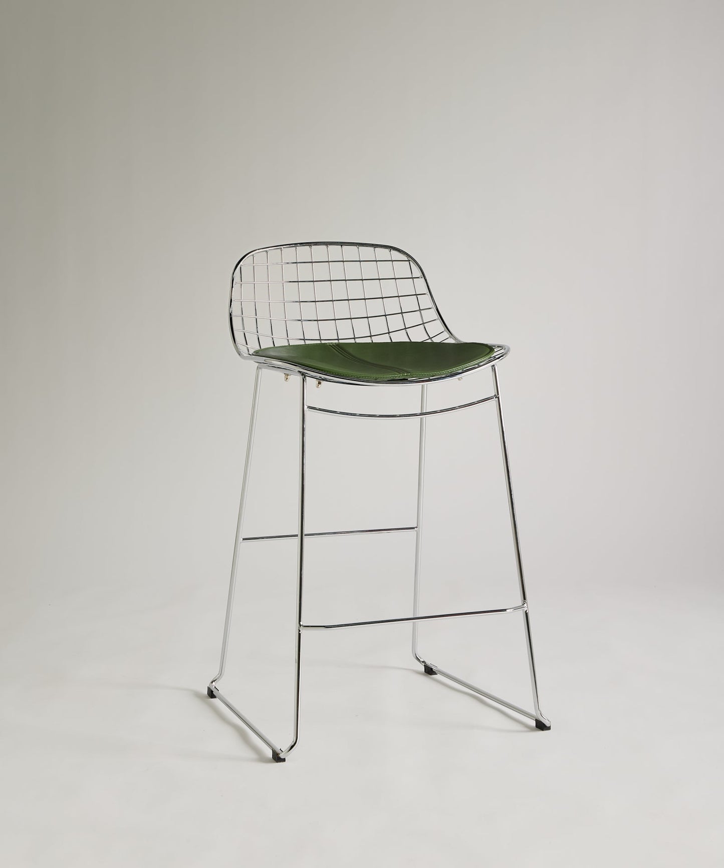 56661866971522 Taburete Alto de Metal Low Back Roma Taburetes Northdeco