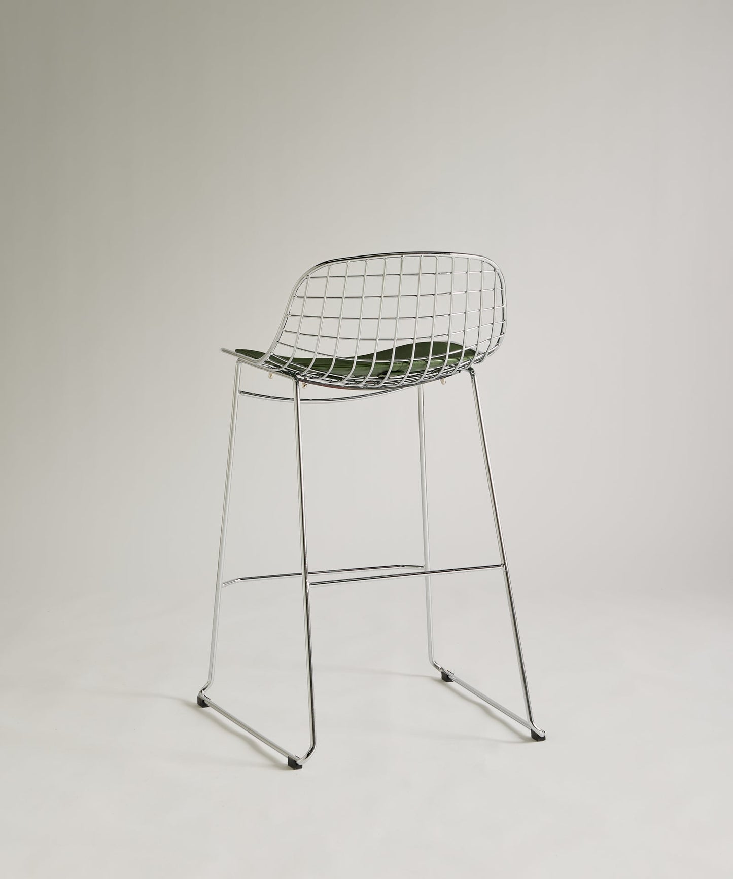 56661866971522 Taburete Alto de Metal Low Back Roma Taburetes Northdeco