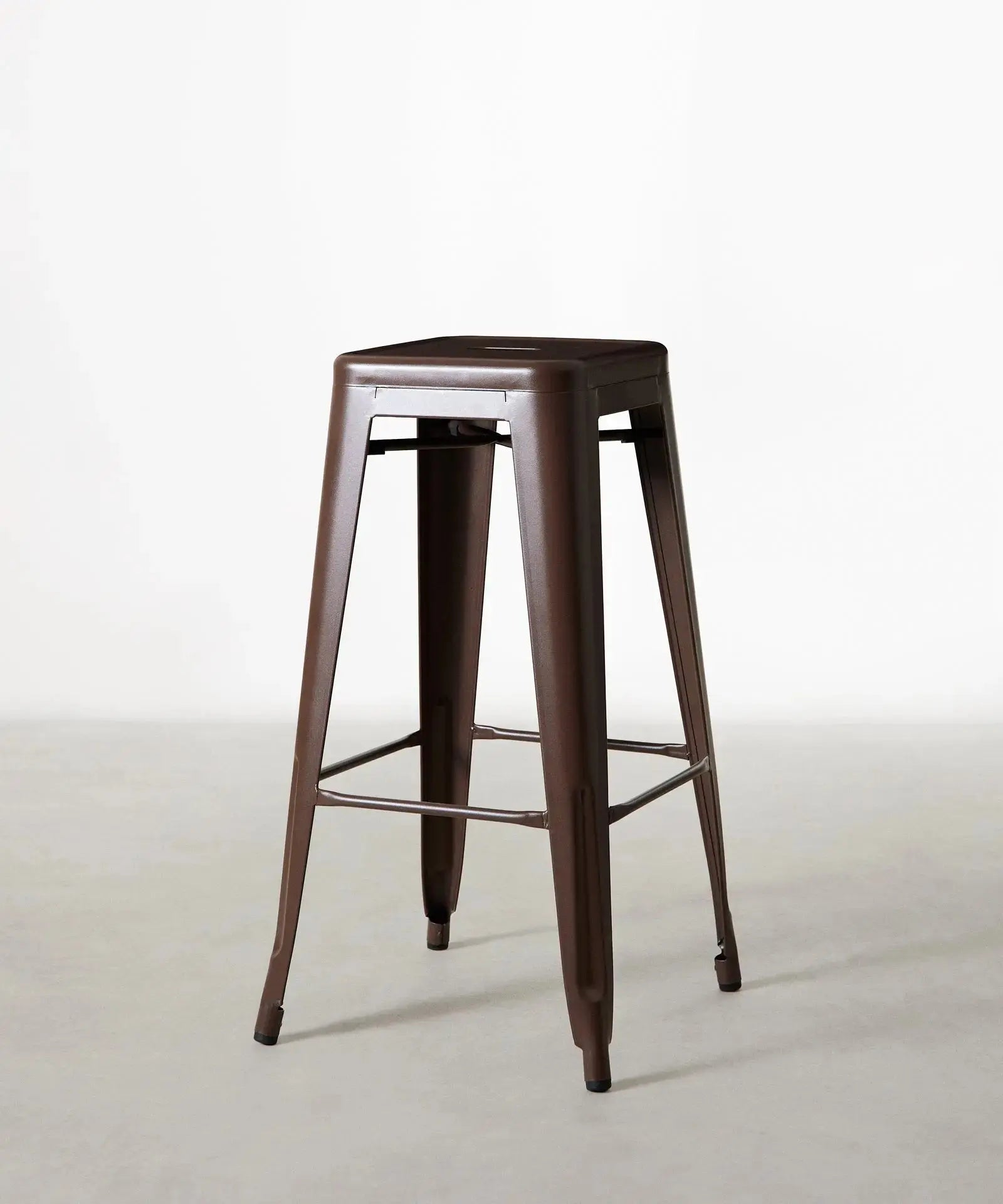 56028462547330 Taburete Alto de Metal Tolik - Color Edition Taburetes Northdeco Marrón