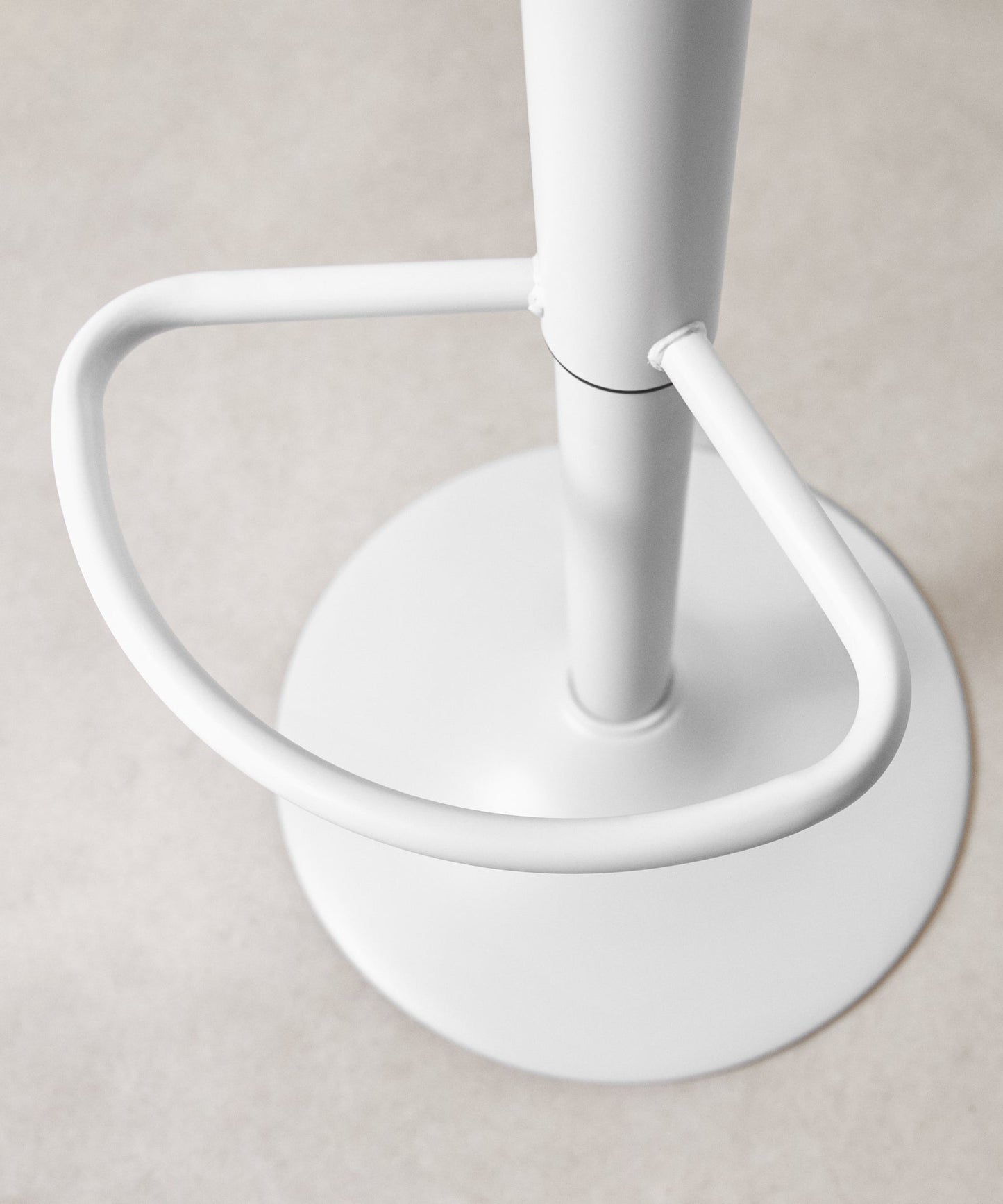 55531152310658 Taburete Alto Regulable en Acero Beige y Madera Nora Taburetes Northdeco